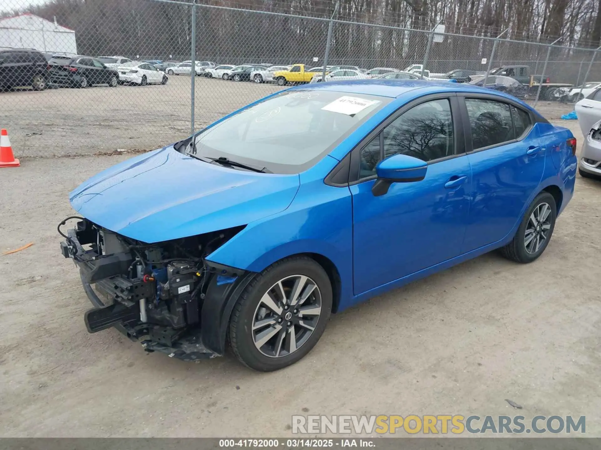 2 Photograph of a damaged car 3N1CN8EVXML891735 NISSAN VERSA 2021