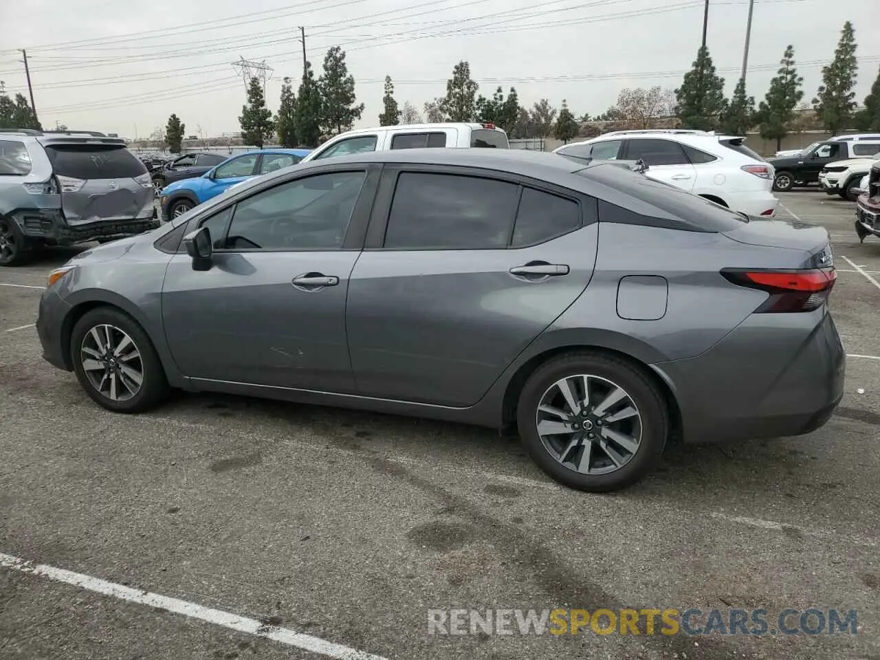 2 Photograph of a damaged car 3N1CN8EVXML892092 NISSAN VERSA 2021