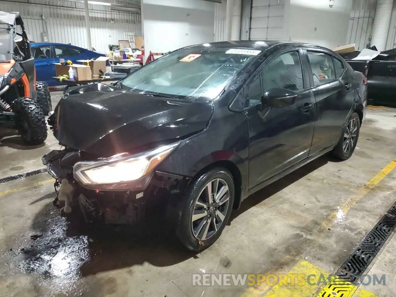 1 Photograph of a damaged car 3N1CN8EVXML894666 NISSAN VERSA 2021