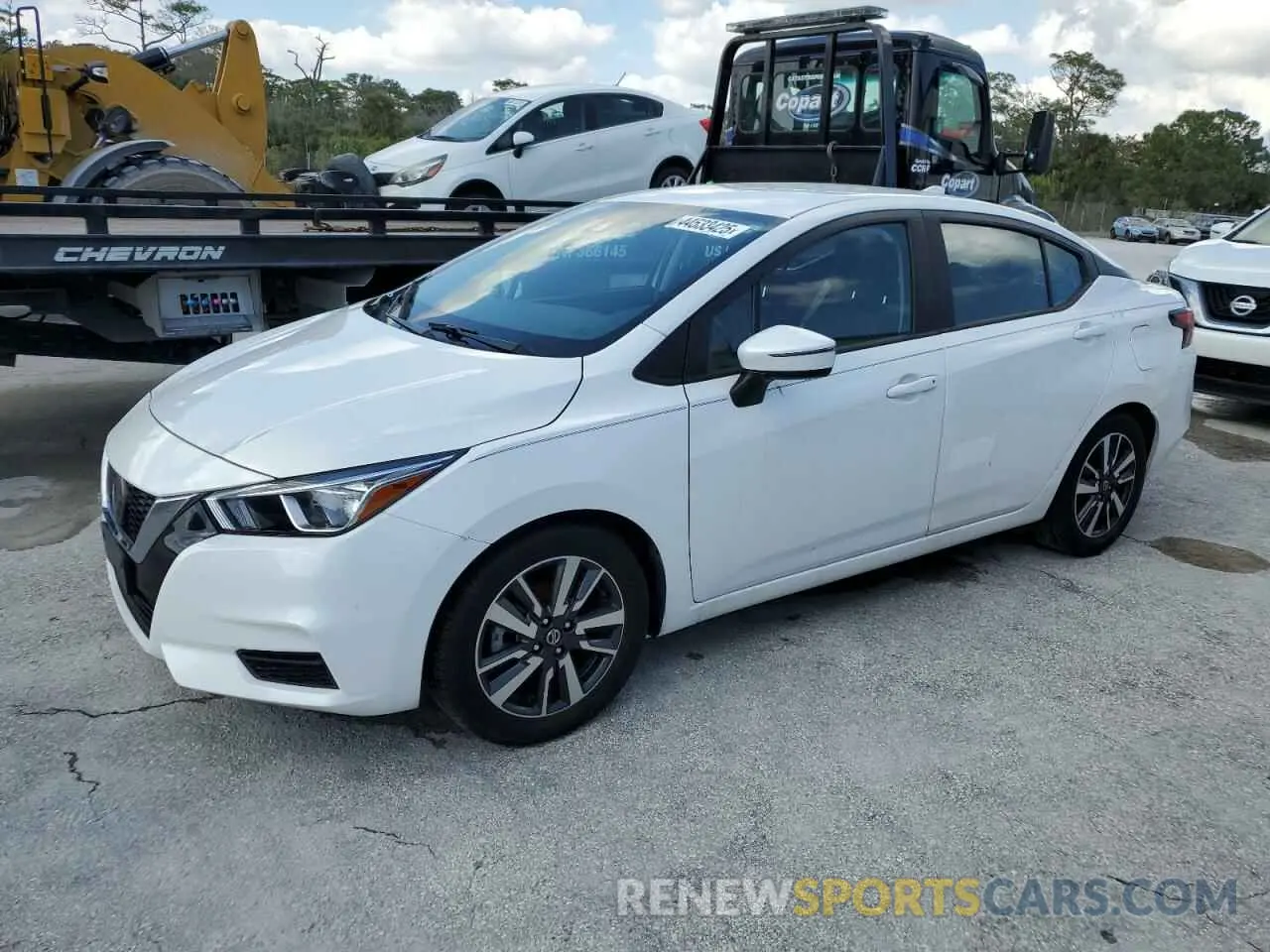 1 Photograph of a damaged car 3N1CN8EVXML896255 NISSAN VERSA 2021