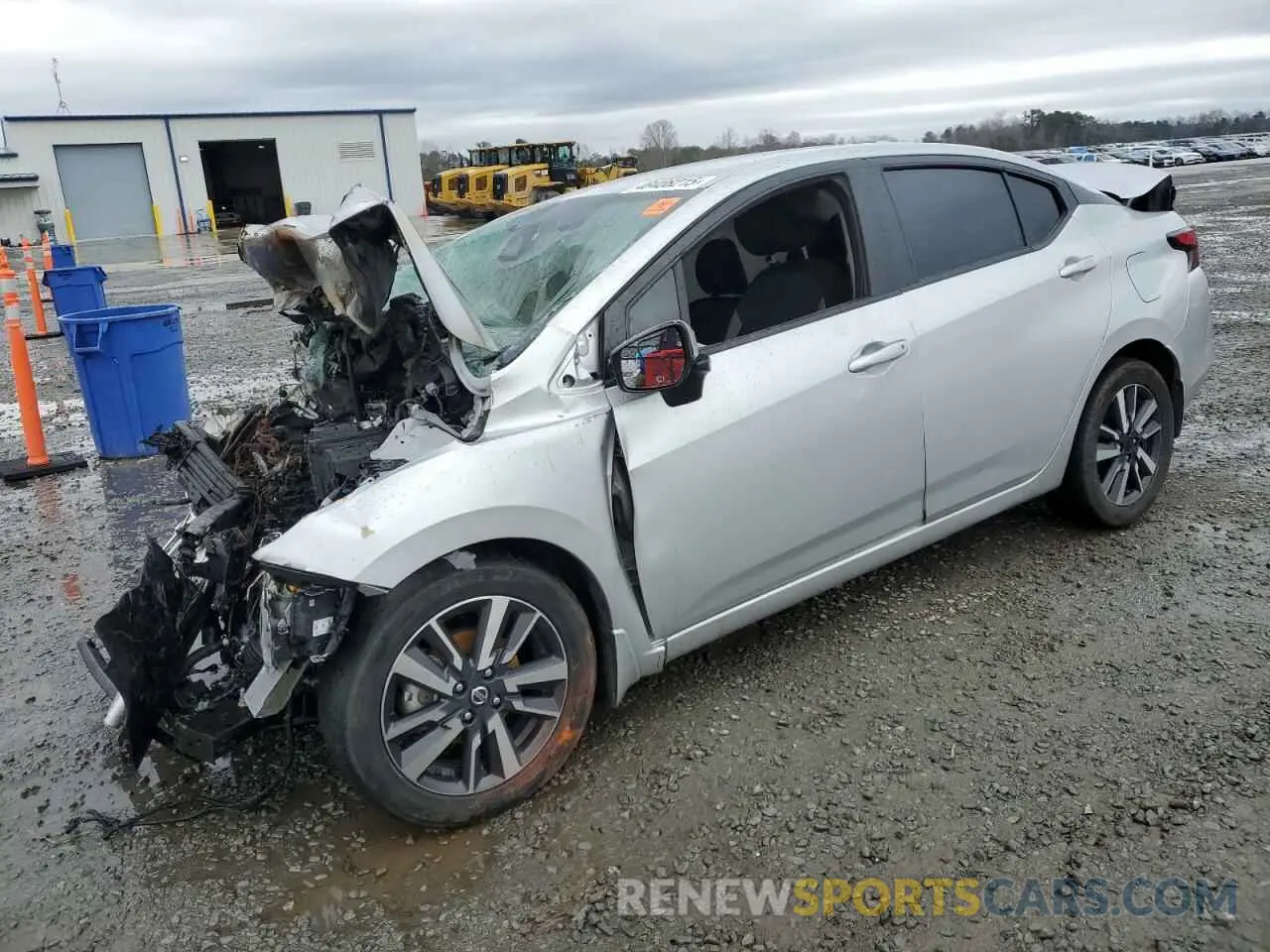 1 Photograph of a damaged car 3N1CN8EVXML914317 NISSAN VERSA 2021