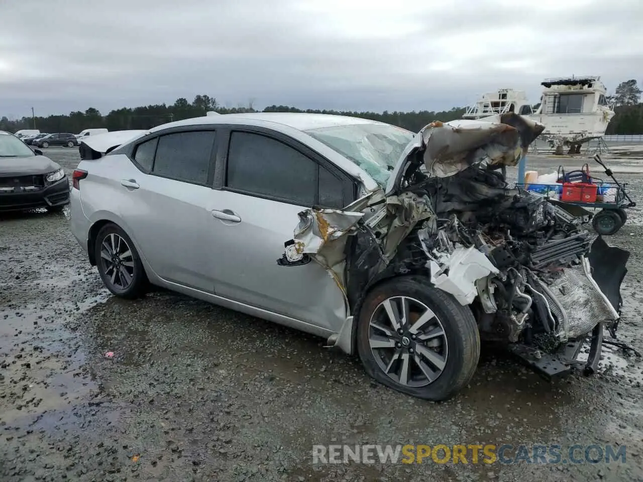 4 Photograph of a damaged car 3N1CN8EVXML914317 NISSAN VERSA 2021