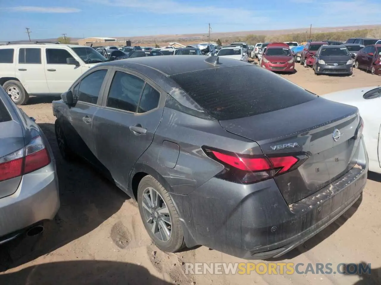 2 Photograph of a damaged car 3N1CN8EVXML925432 NISSAN VERSA 2021
