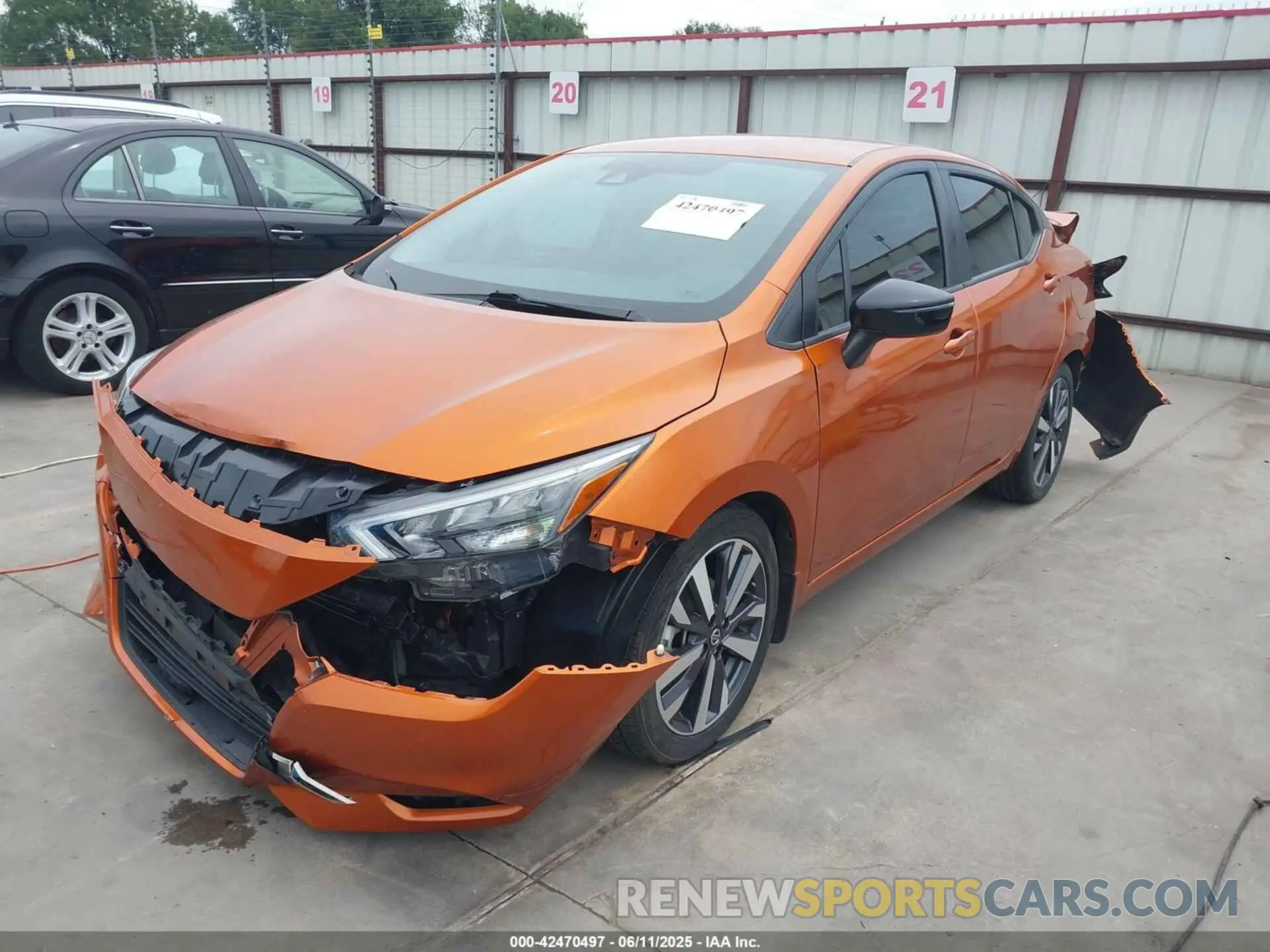 2 Photograph of a damaged car 3N1CN8FV0ML897199 NISSAN VERSA 2021