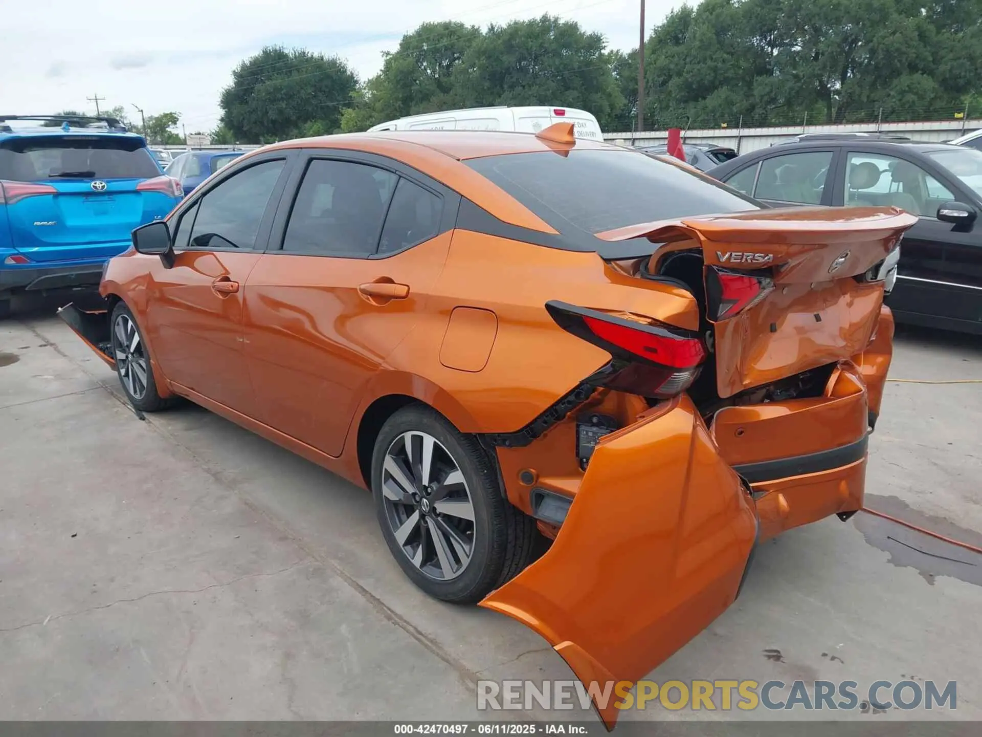 3 Photograph of a damaged car 3N1CN8FV0ML897199 NISSAN VERSA 2021
