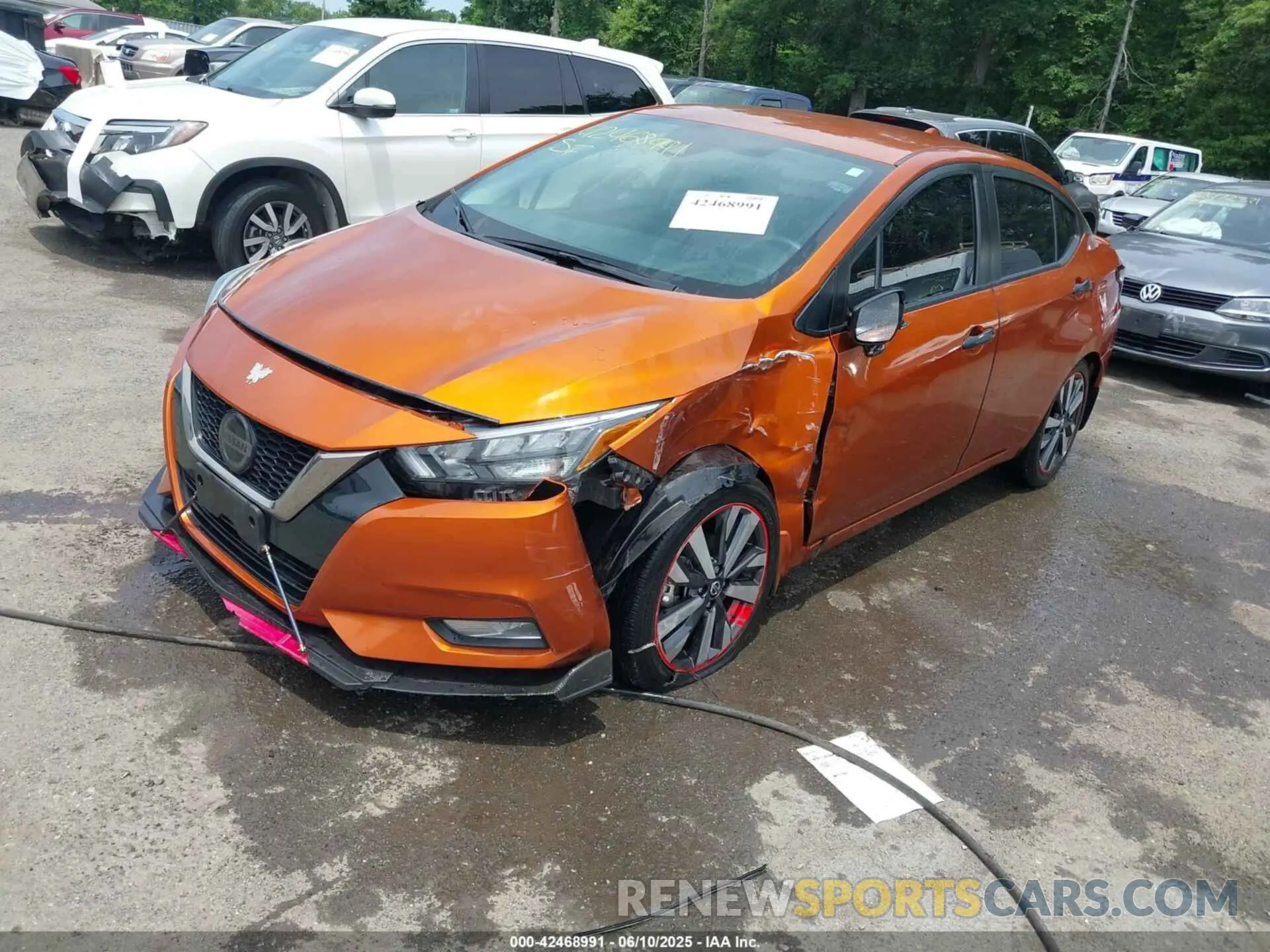 2 Photograph of a damaged car 3N1CN8FV1ML813682 NISSAN VERSA 2021
