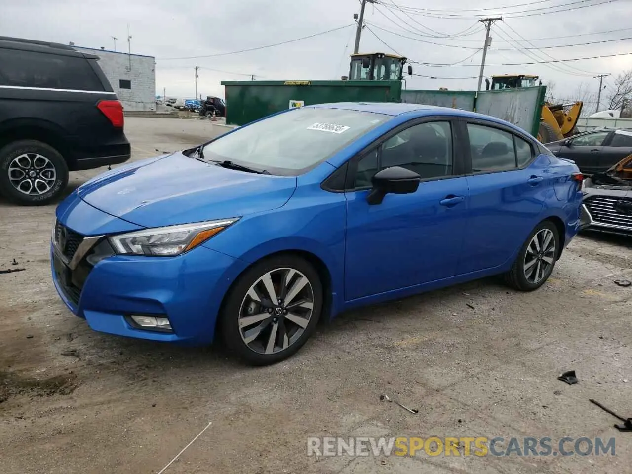 1 Photograph of a damaged car 3N1CN8FV3ML853259 NISSAN VERSA 2021
