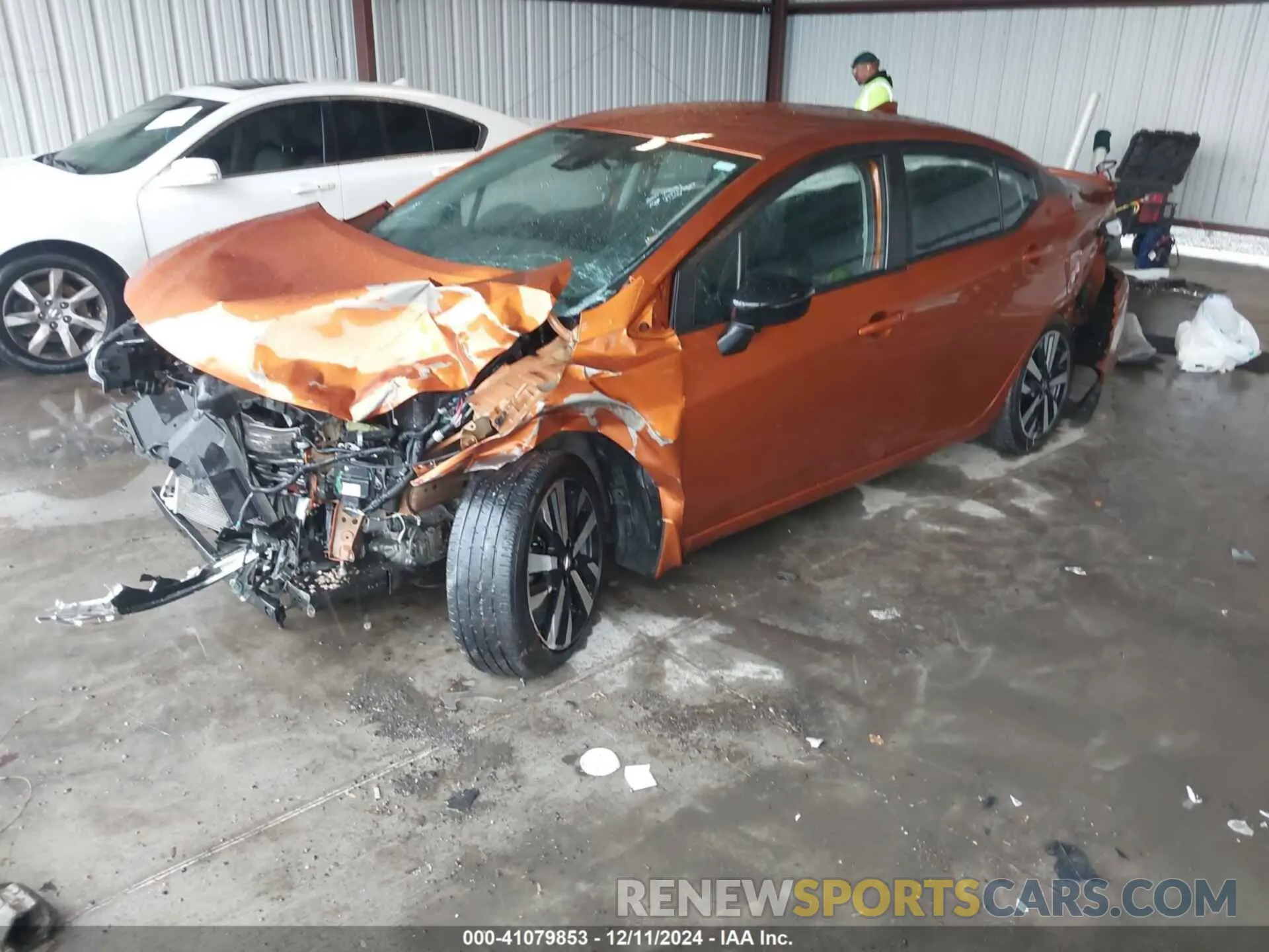 2 Photograph of a damaged car 3N1CN8FV3ML916179 NISSAN VERSA 2021