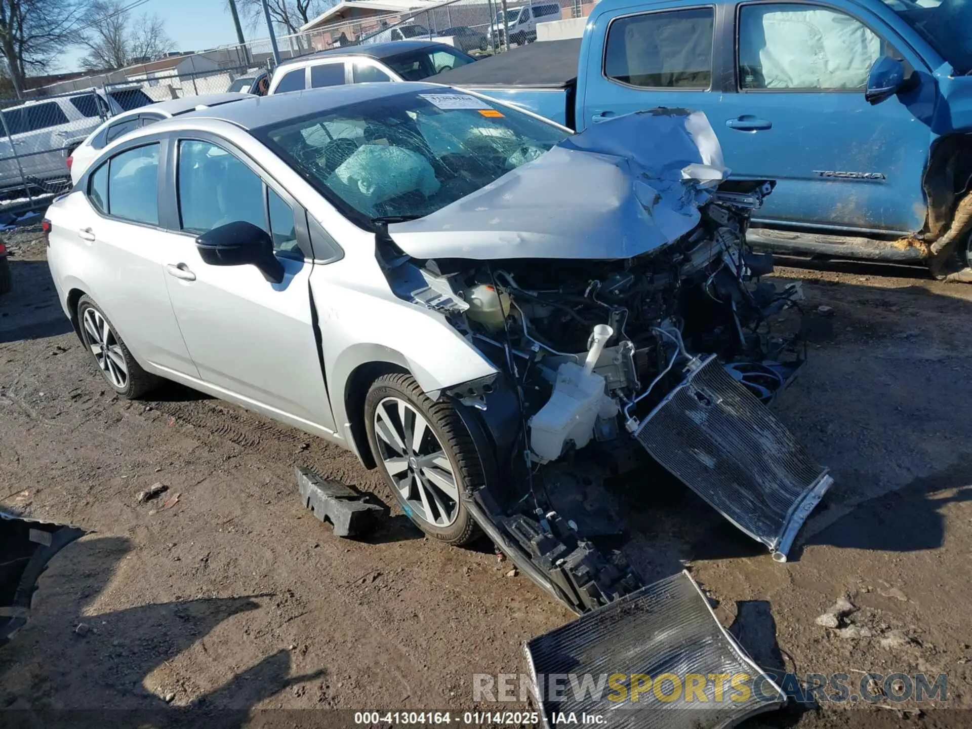 1 Photograph of a damaged car 3N1CN8FV4ML915283 NISSAN VERSA 2021