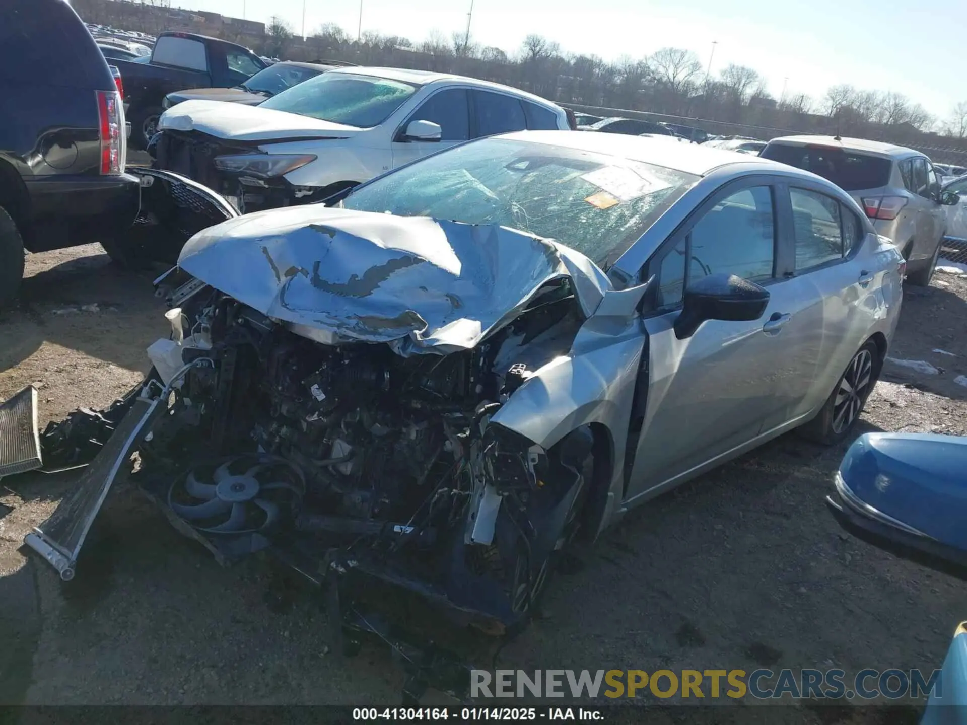 2 Photograph of a damaged car 3N1CN8FV4ML915283 NISSAN VERSA 2021