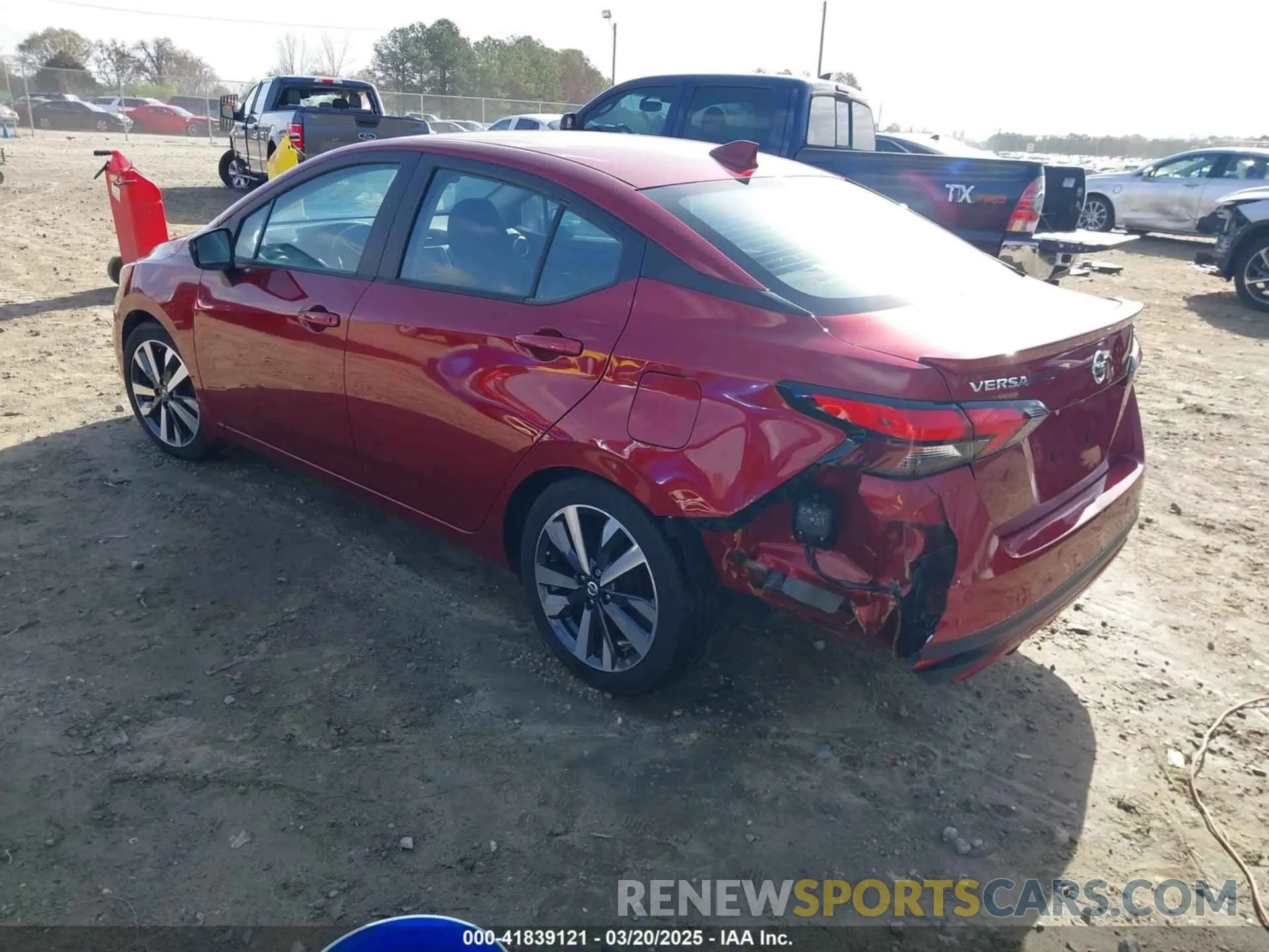 3 Photograph of a damaged car 3N1CN8FV5ML809148 NISSAN VERSA 2021