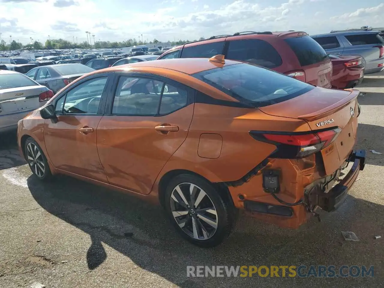 2 Photograph of a damaged car 3N1CN8FV6ML897157 NISSAN VERSA 2021