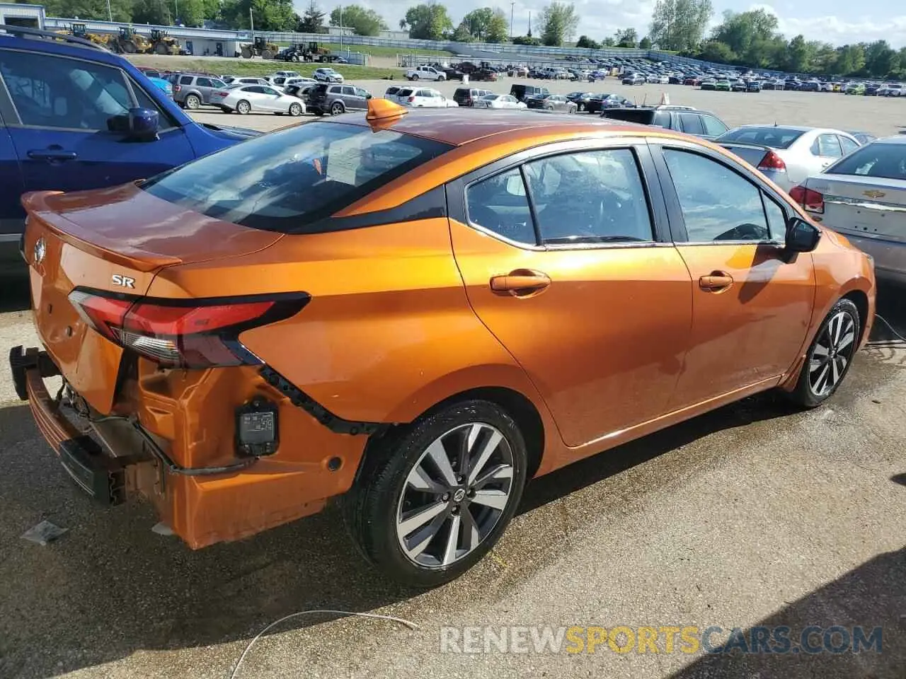 3 Photograph of a damaged car 3N1CN8FV6ML897157 NISSAN VERSA 2021