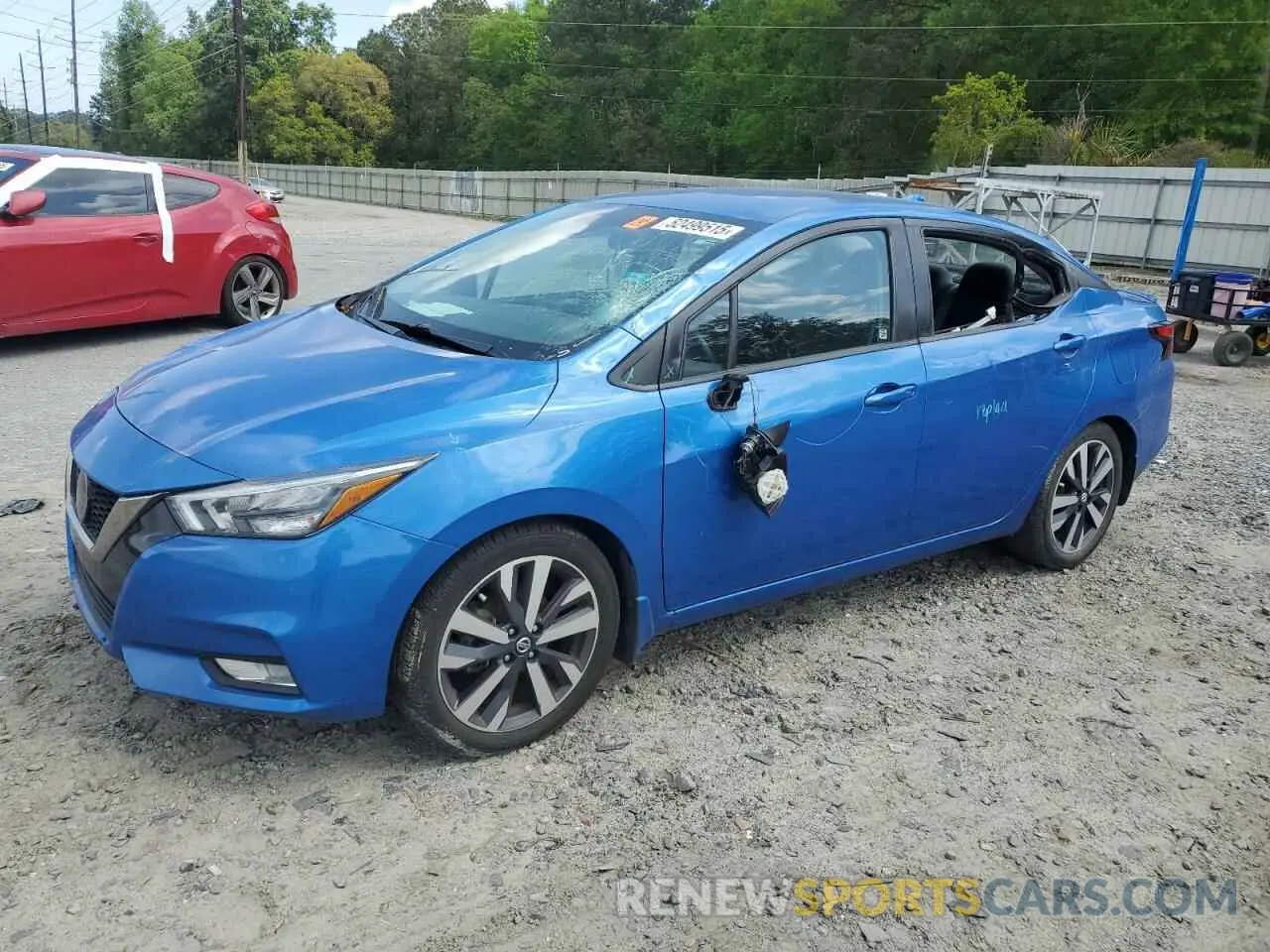1 Photograph of a damaged car 3N1CN8FV7ML805439 NISSAN VERSA 2021