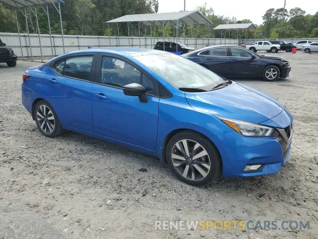 4 Photograph of a damaged car 3N1CN8FV7ML805439 NISSAN VERSA 2021