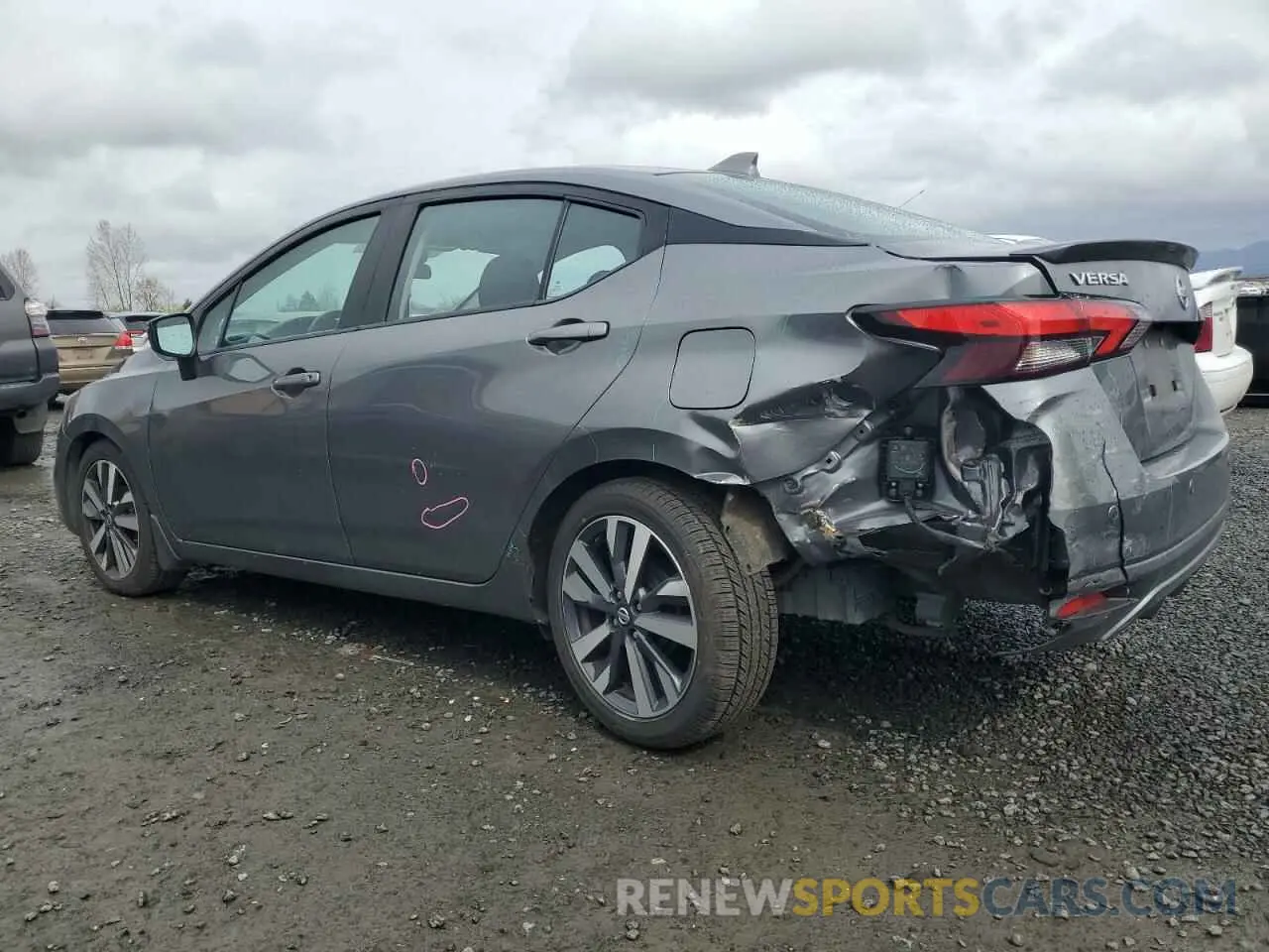 2 Photograph of a damaged car 3N1CN8FV7ML849554 NISSAN VERSA 2021