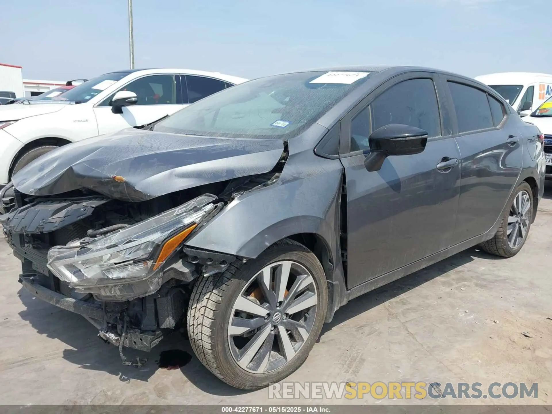 2 Photograph of a damaged car 3N1CN8FV8ML820600 NISSAN VERSA 2021