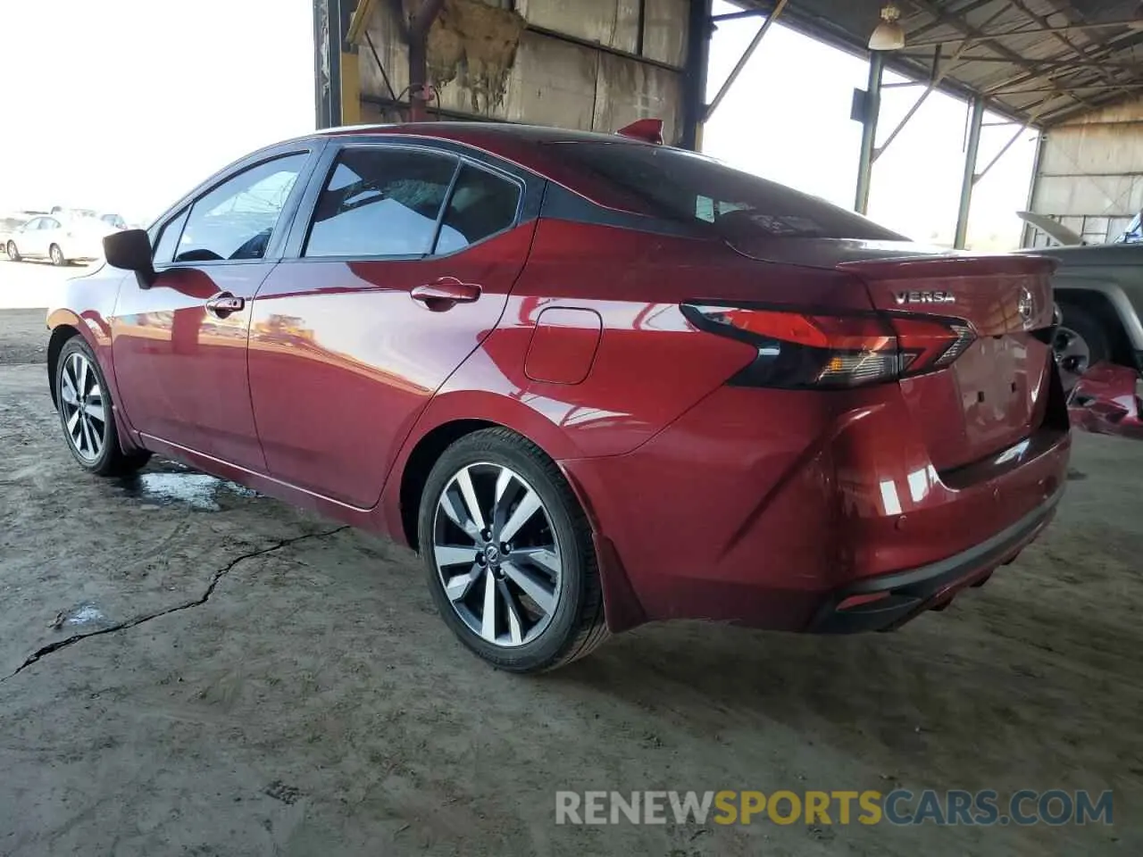 2 Photograph of a damaged car 3N1CN8FV8ML845755 NISSAN VERSA 2021