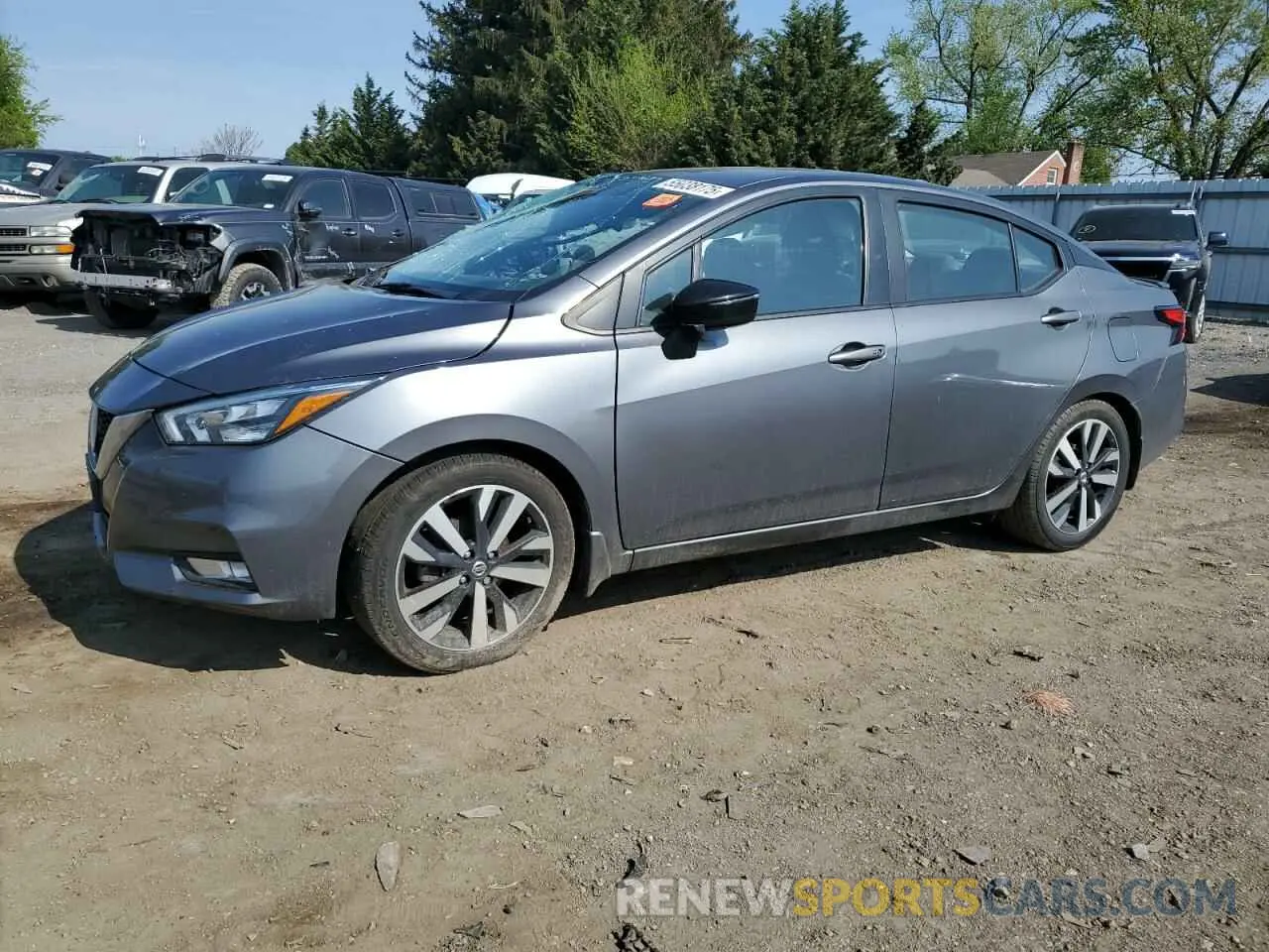 1 Photograph of a damaged car 3N1CN8FV9ML924755 NISSAN VERSA 2021