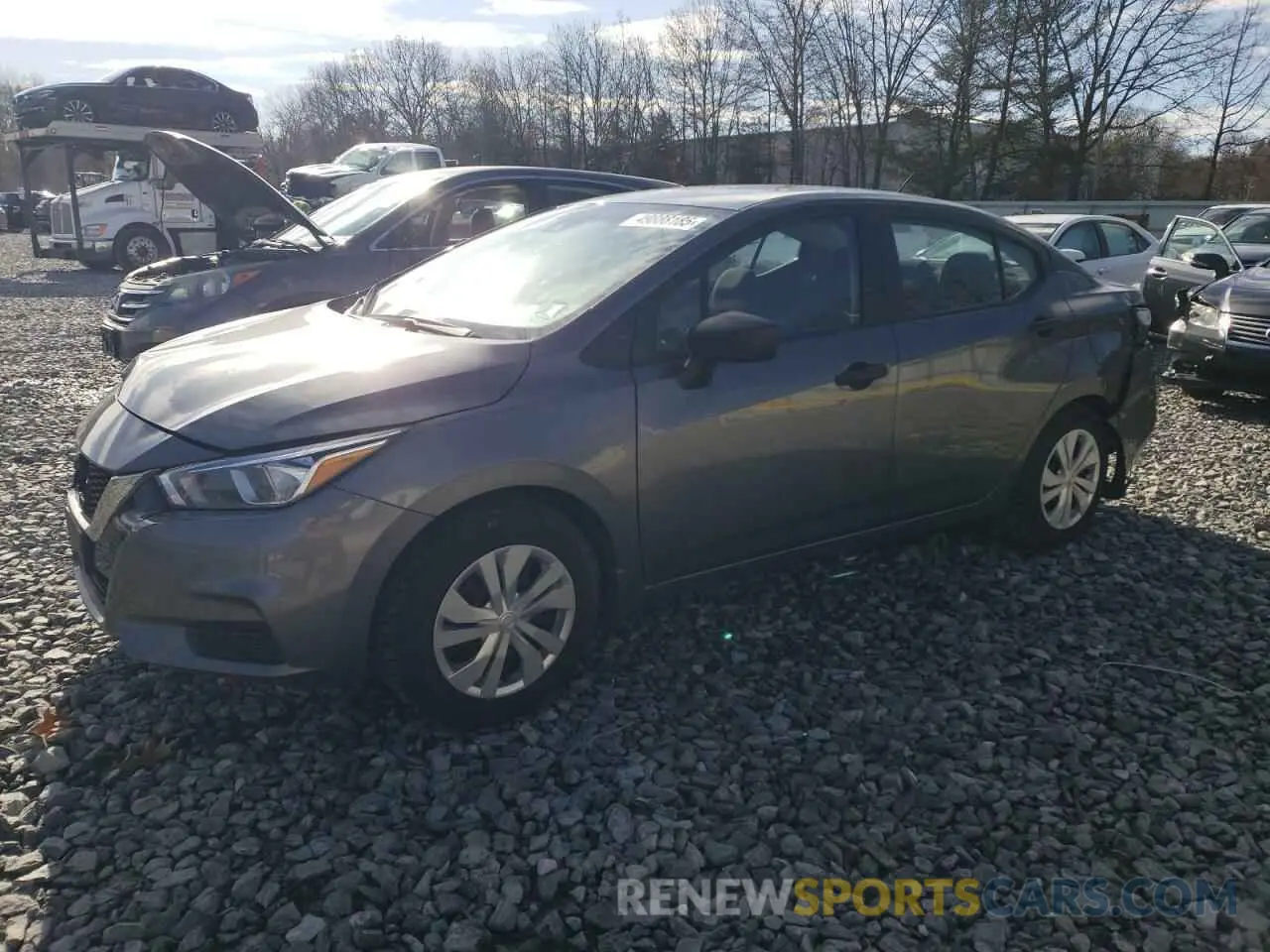 1 Photograph of a damaged car 3N1CN8BV8NL855905 NISSAN VERSA 2022