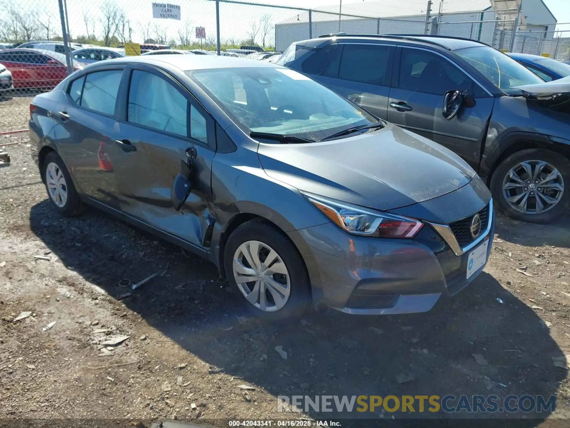 1 Photograph of a damaged car 3N1CN8DV0NL832521 NISSAN VERSA 2022