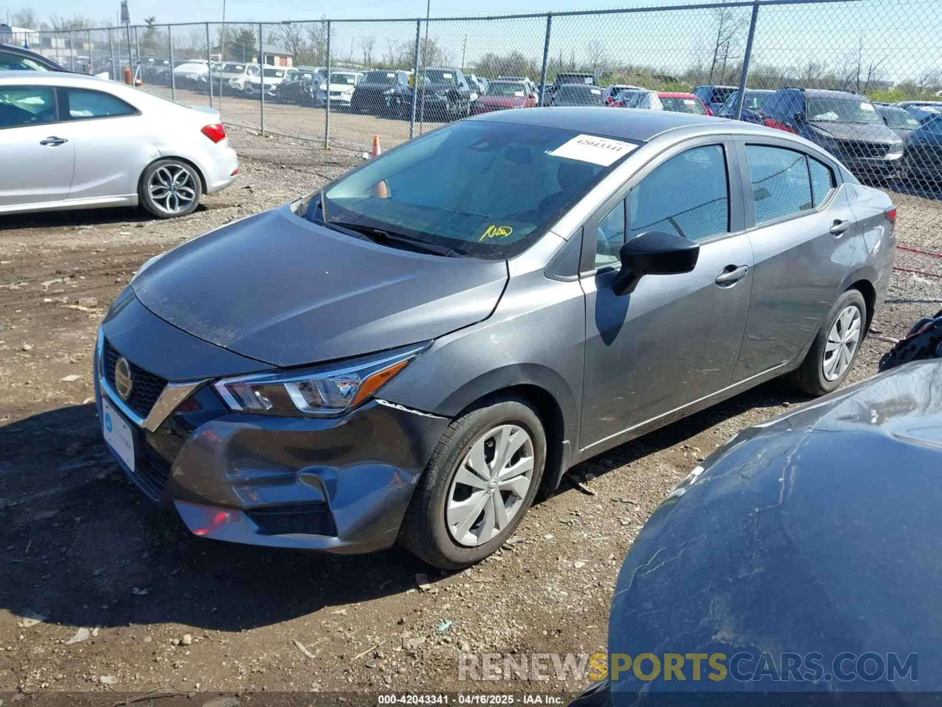 2 Photograph of a damaged car 3N1CN8DV0NL832521 NISSAN VERSA 2022