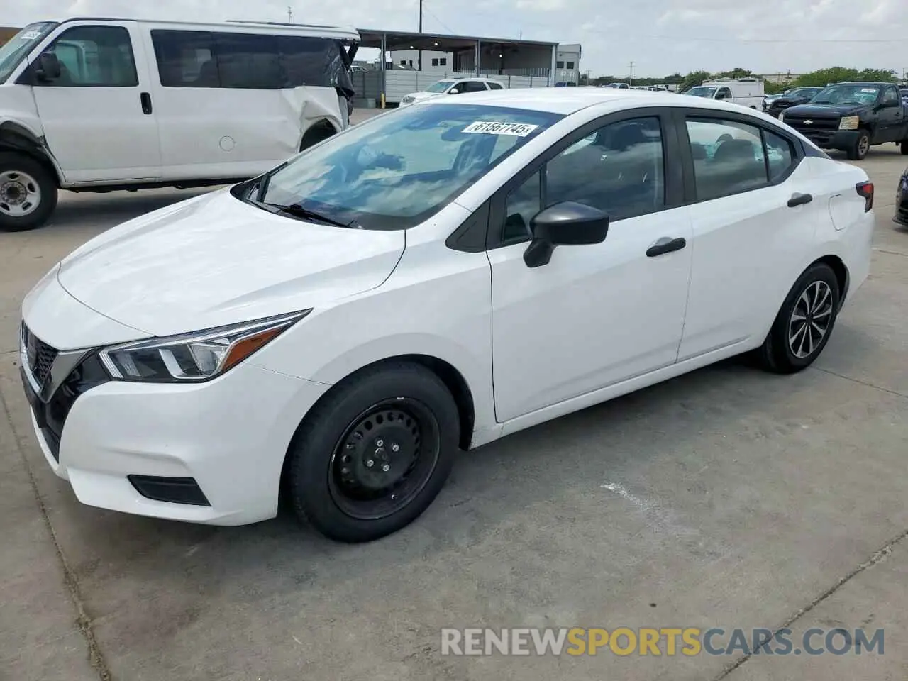 1 Photograph of a damaged car 3N1CN8DV0NL845687 NISSAN VERSA 2022