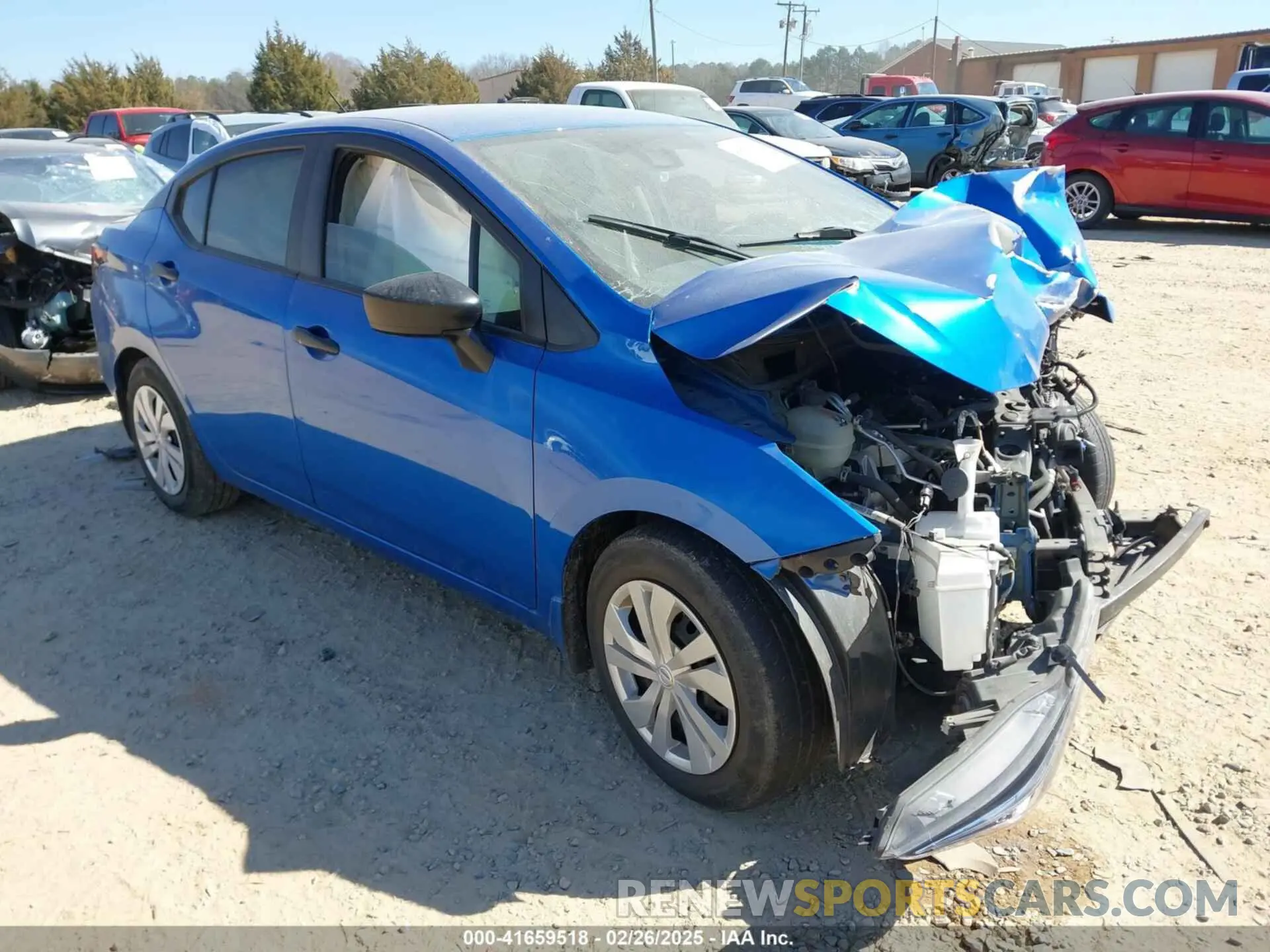 1 Photograph of a damaged car 3N1CN8DV0NL861808 NISSAN VERSA 2022