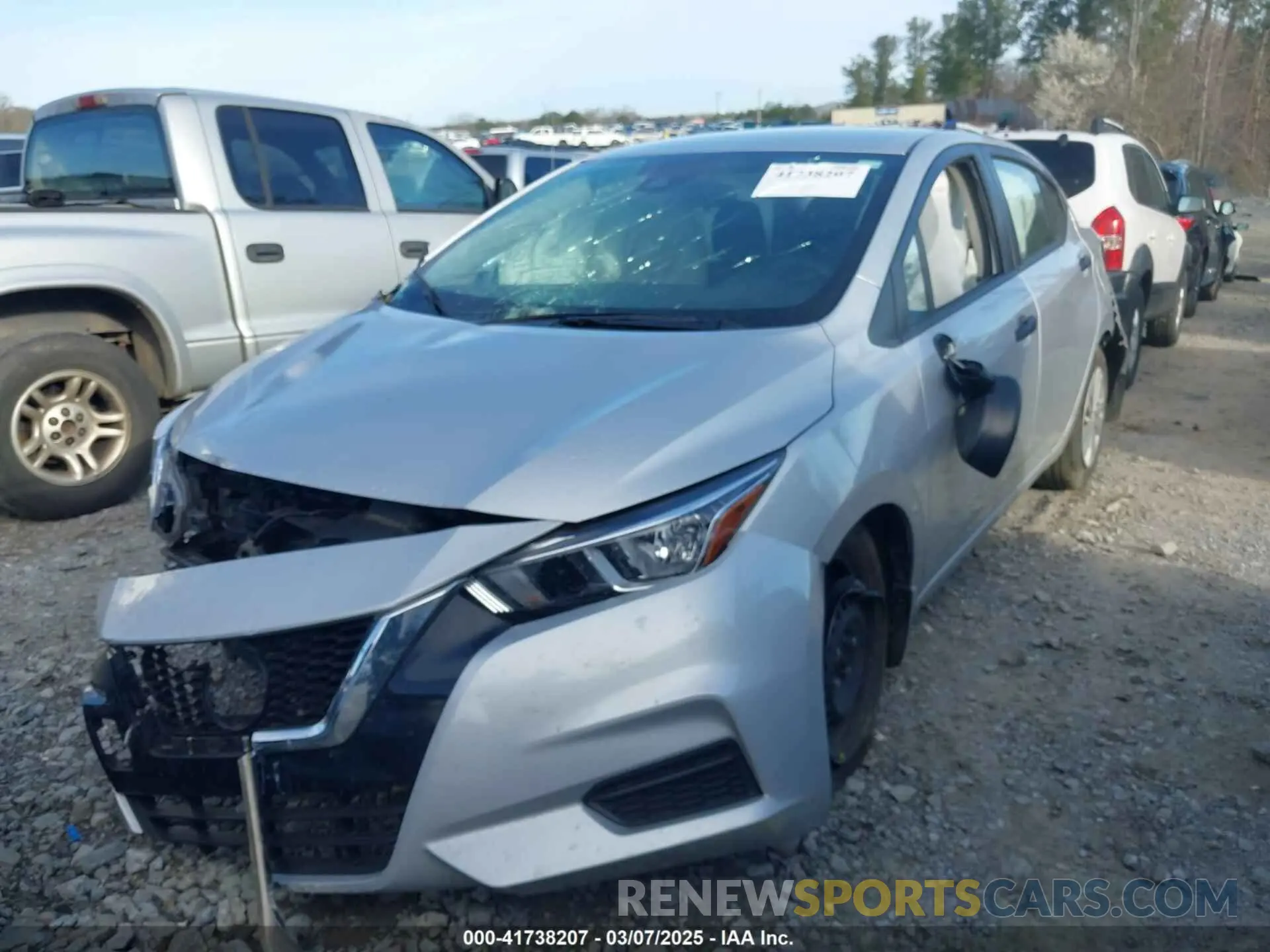 2 Photograph of a damaged car 3N1CN8DV1NL820670 NISSAN VERSA 2022