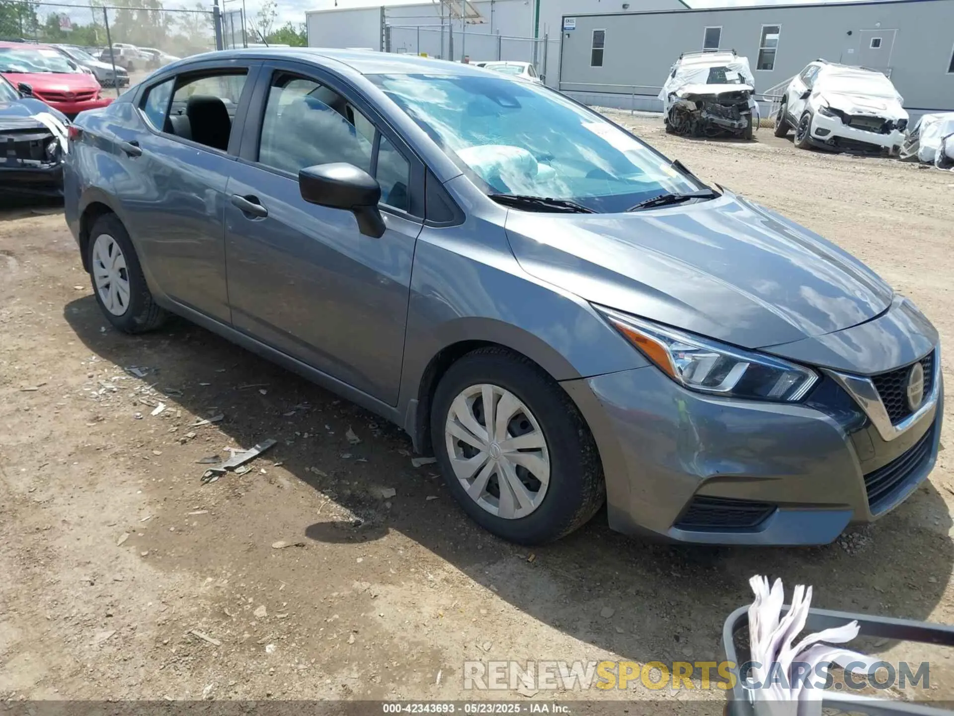 1 Photograph of a damaged car 3N1CN8DV1NL821494 NISSAN VERSA 2022