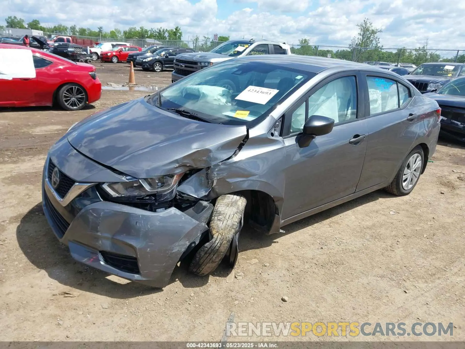 2 Photograph of a damaged car 3N1CN8DV1NL821494 NISSAN VERSA 2022