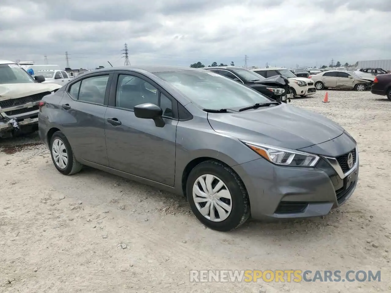 4 Photograph of a damaged car 3N1CN8DV2NL847876 NISSAN VERSA 2022