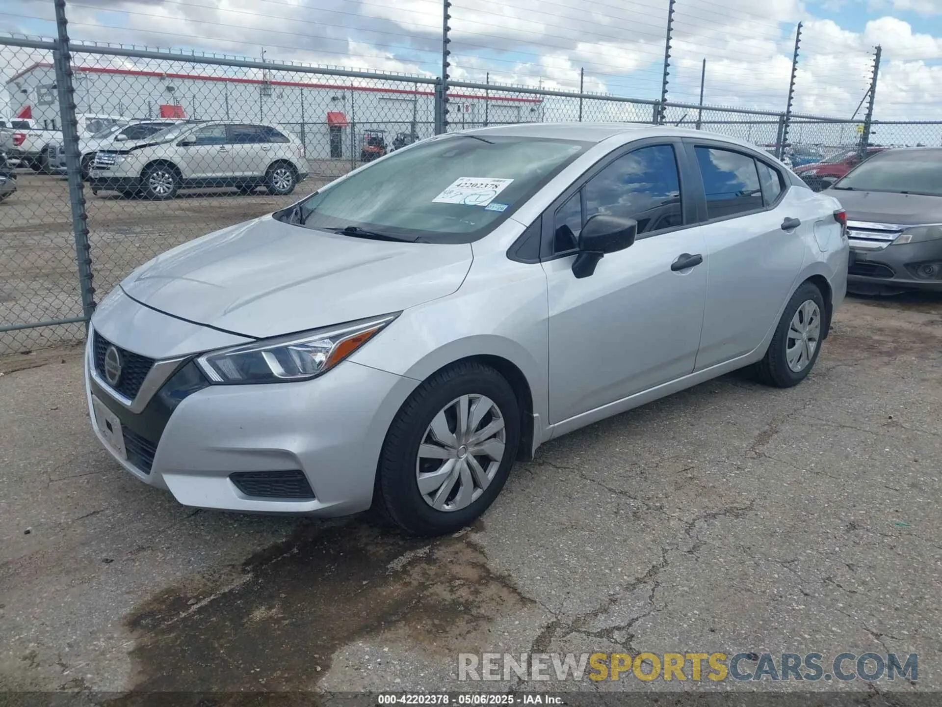 2 Photograph of a damaged car 3N1CN8DV3NL820203 NISSAN VERSA 2022