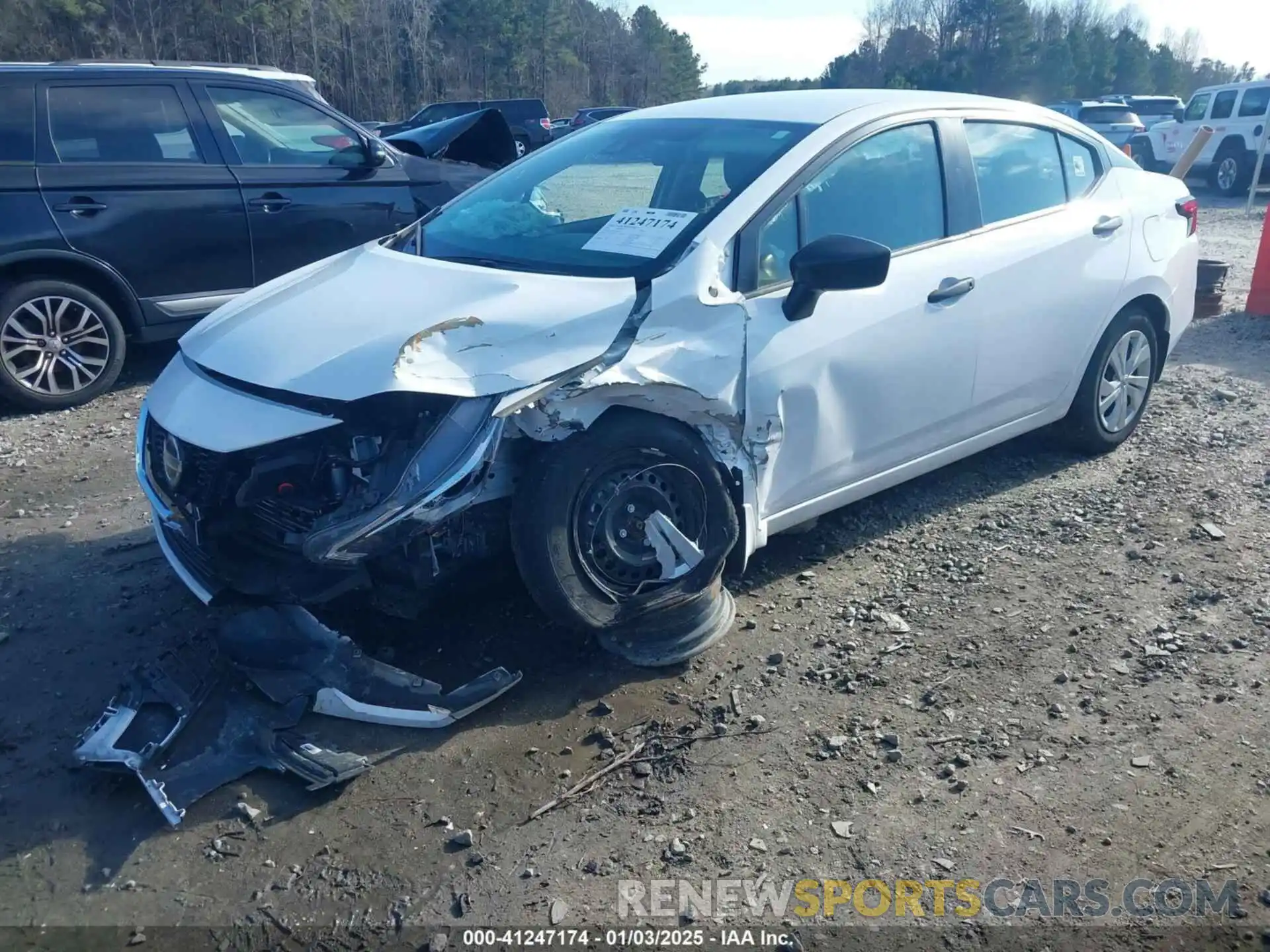 2 Photograph of a damaged car 3N1CN8DV5NL867457 NISSAN VERSA 2022