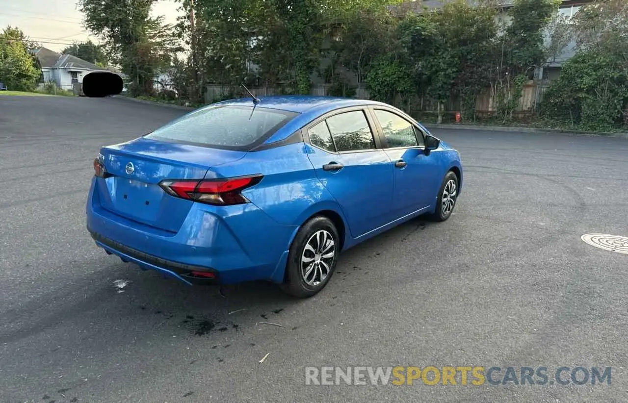 4 Photograph of a damaged car 3N1CN8DV7NL832578 NISSAN VERSA 2022