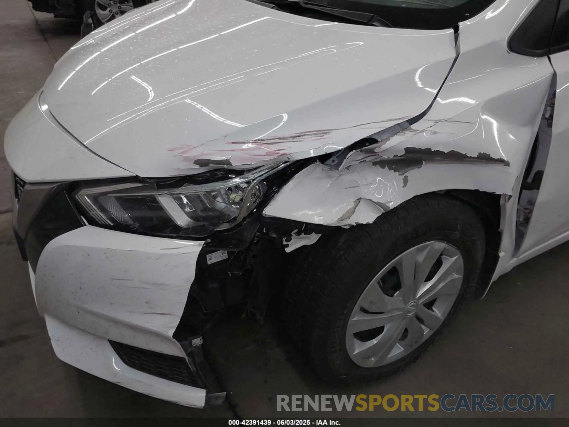 6 Photograph of a damaged car 3N1CN8DV7NL849302 NISSAN VERSA 2022