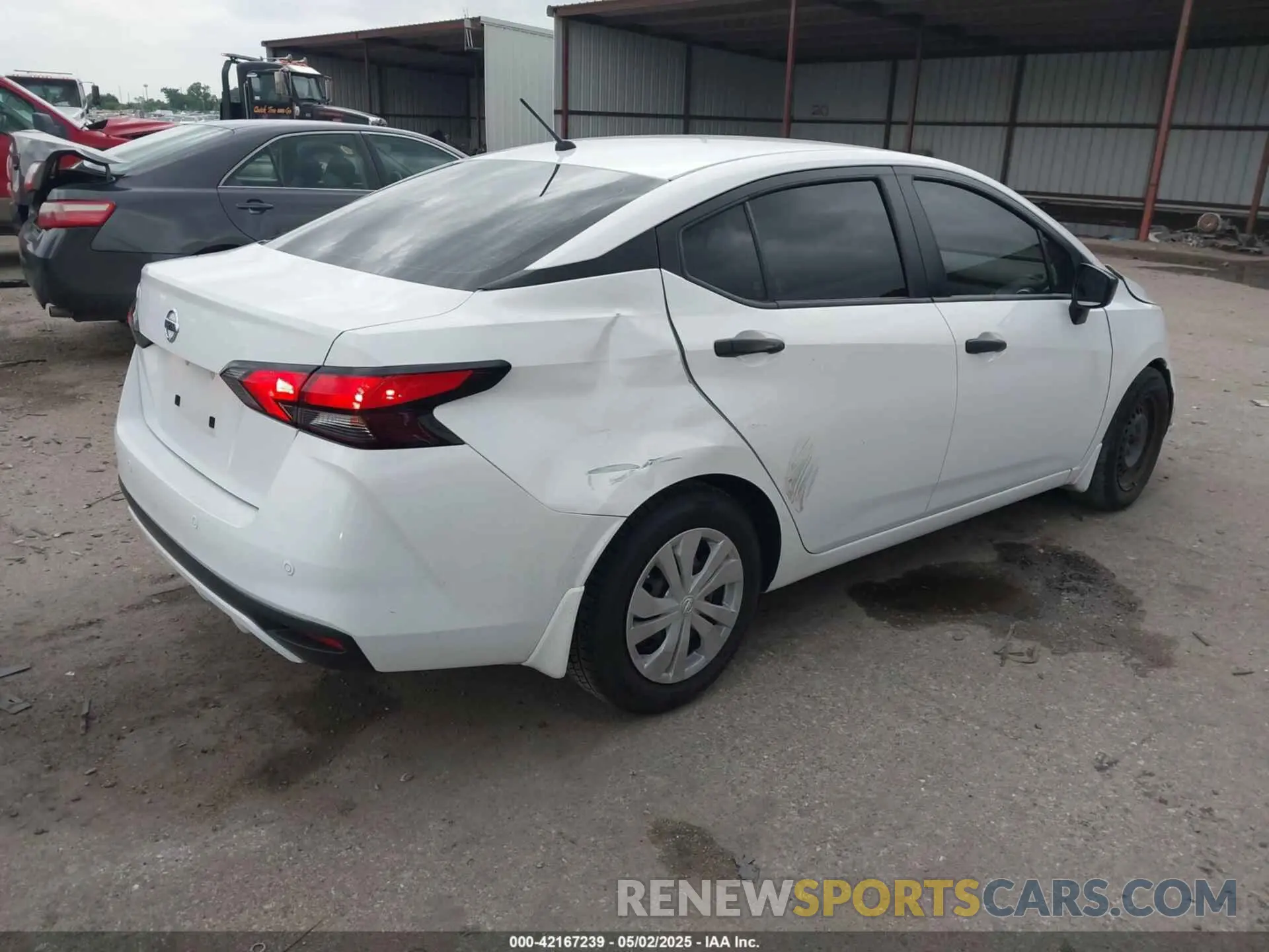 4 Photograph of a damaged car 3N1CN8DV7NL861725 NISSAN VERSA 2022