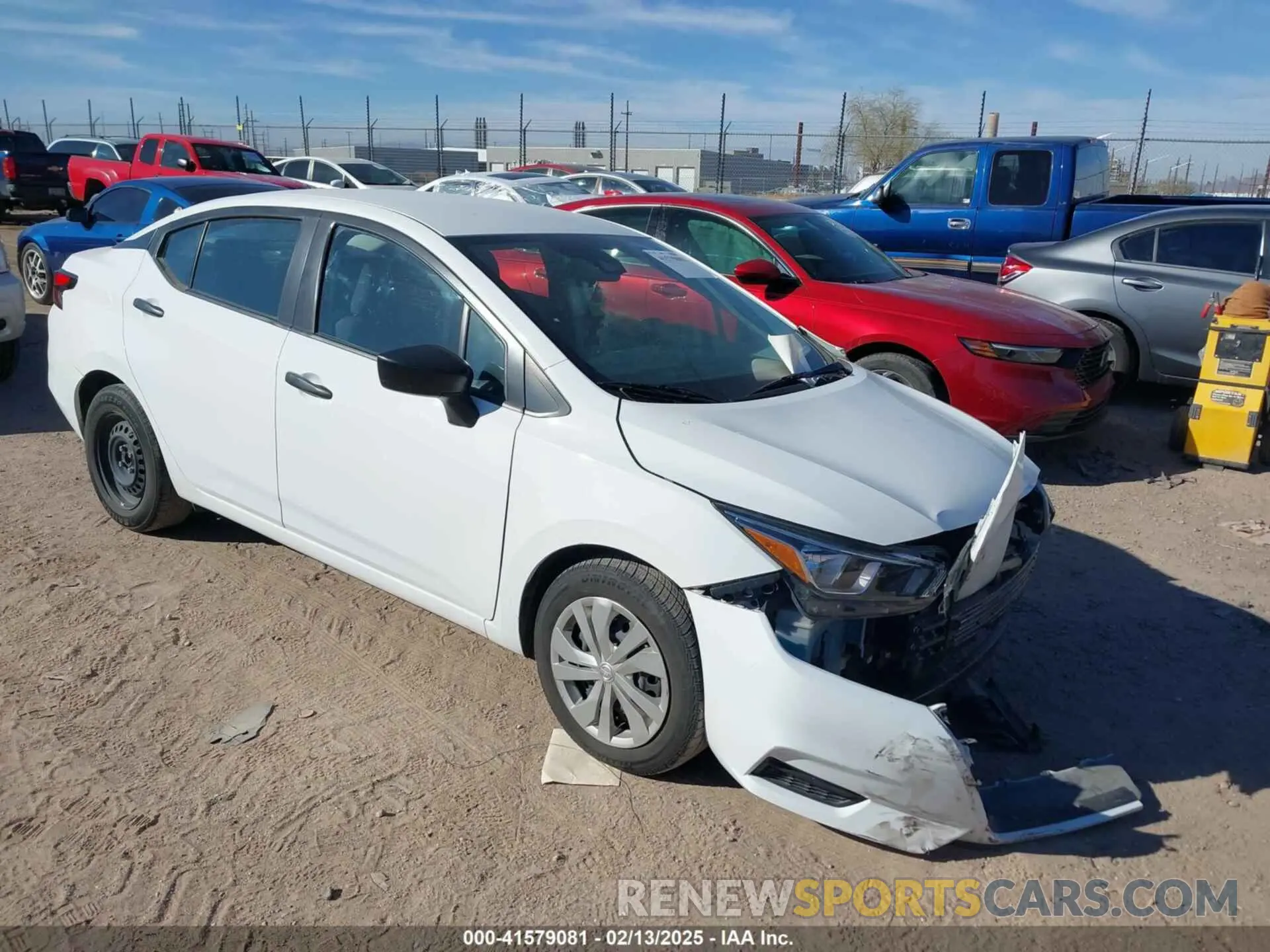 1 Photograph of a damaged car 3N1CN8DVXNL841548 NISSAN VERSA 2022