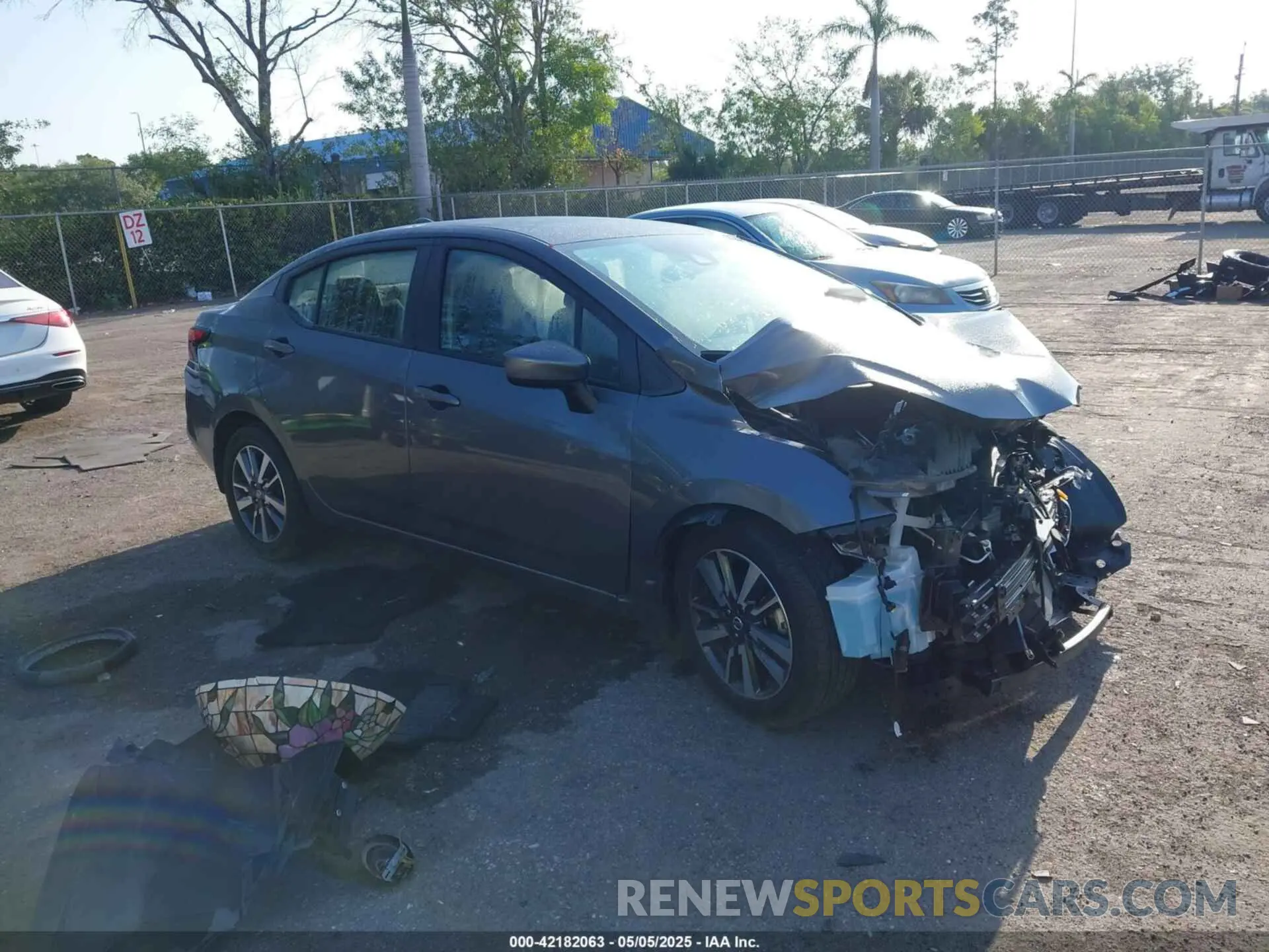 1 Photograph of a damaged car 3N1CN8EV0NL863749 NISSAN VERSA 2022