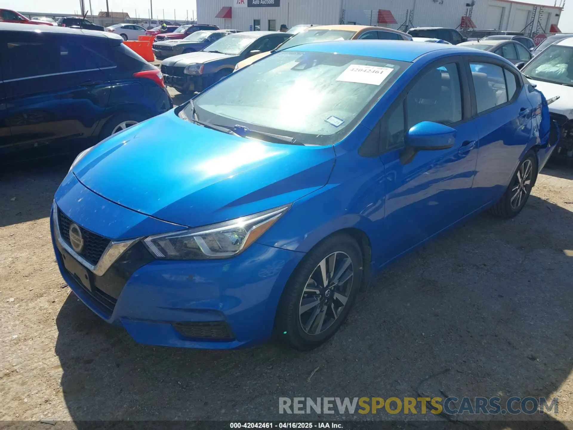 2 Photograph of a damaged car 3N1CN8EV1NL825527 NISSAN VERSA 2022