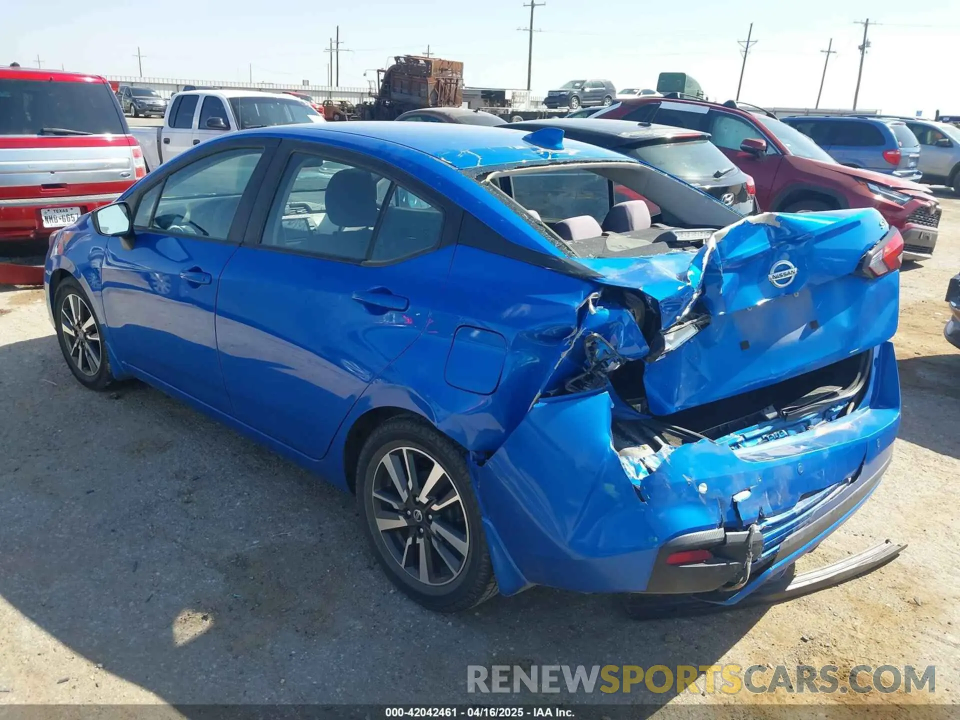 3 Photograph of a damaged car 3N1CN8EV1NL825527 NISSAN VERSA 2022