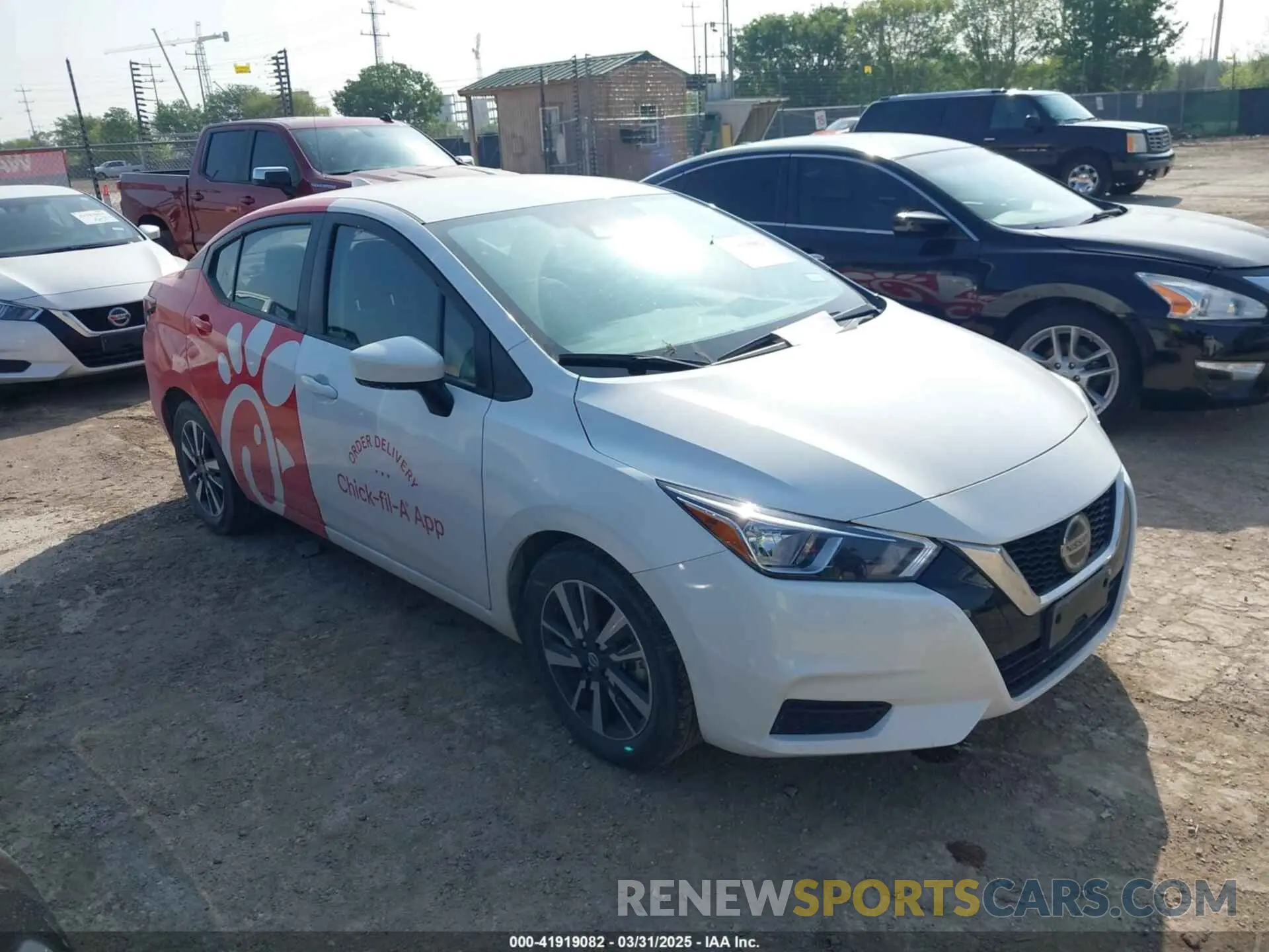 1 Photograph of a damaged car 3N1CN8EV1NL834132 NISSAN VERSA 2022