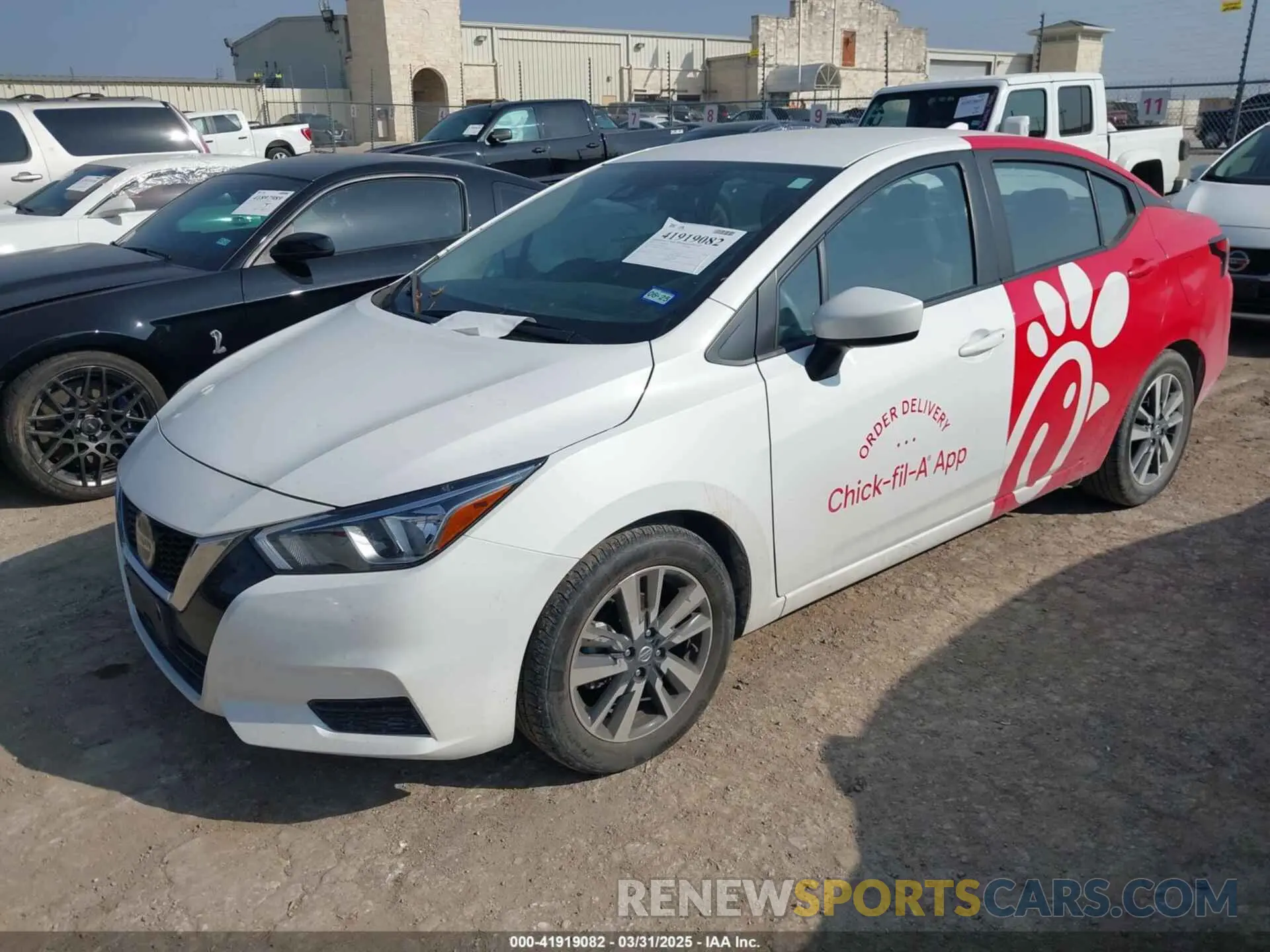 2 Photograph of a damaged car 3N1CN8EV1NL834132 NISSAN VERSA 2022
