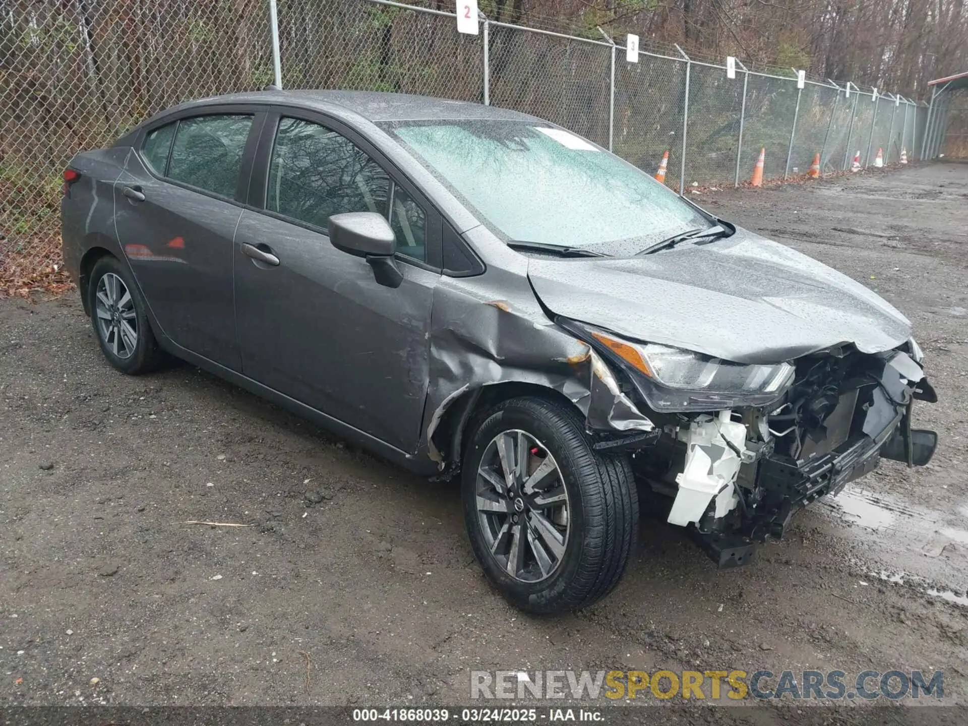 1 Photograph of a damaged car 3N1CN8EV1NL838388 NISSAN VERSA 2022
