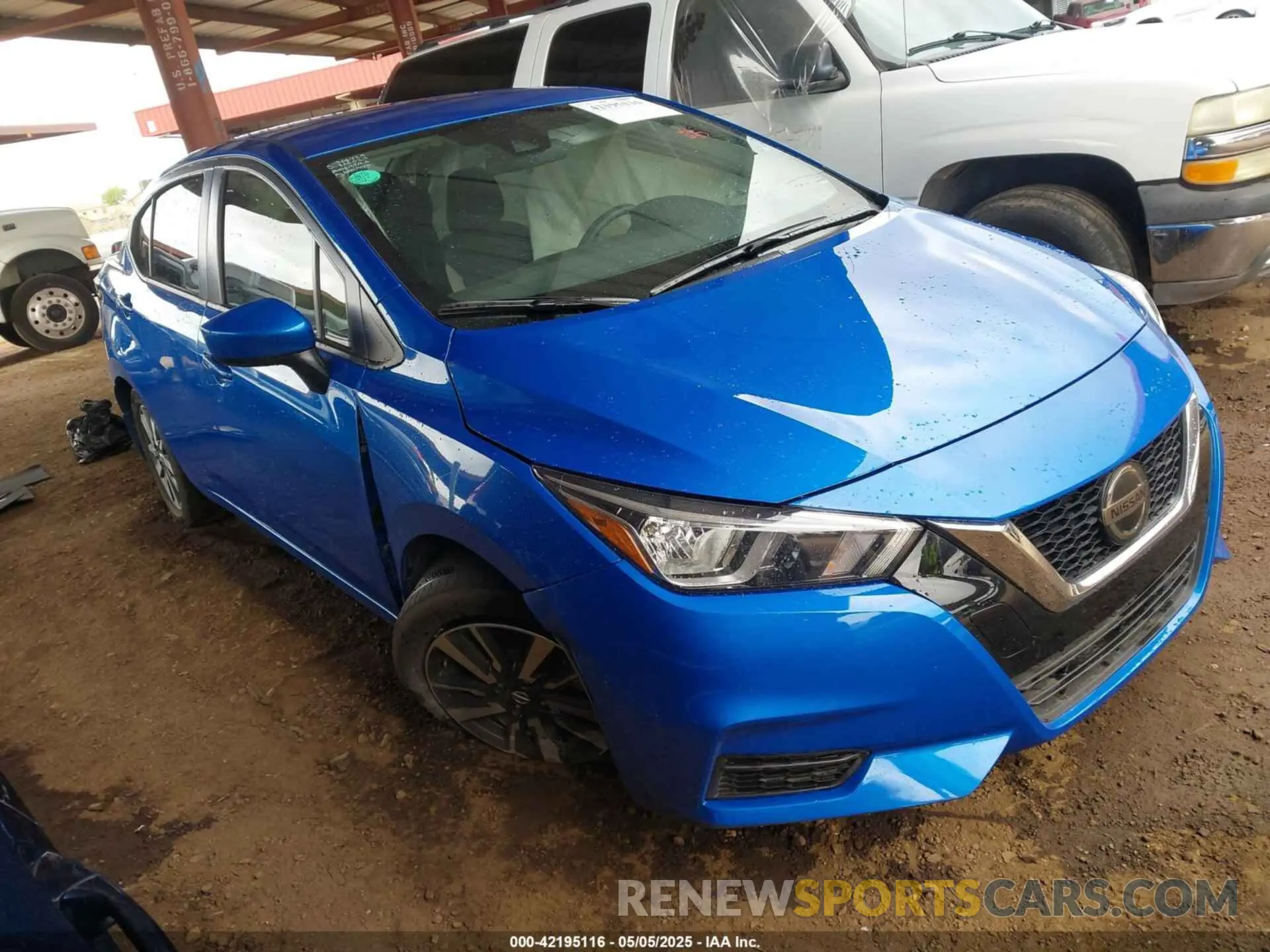 1 Photograph of a damaged car 3N1CN8EV1NL866093 NISSAN VERSA 2022
