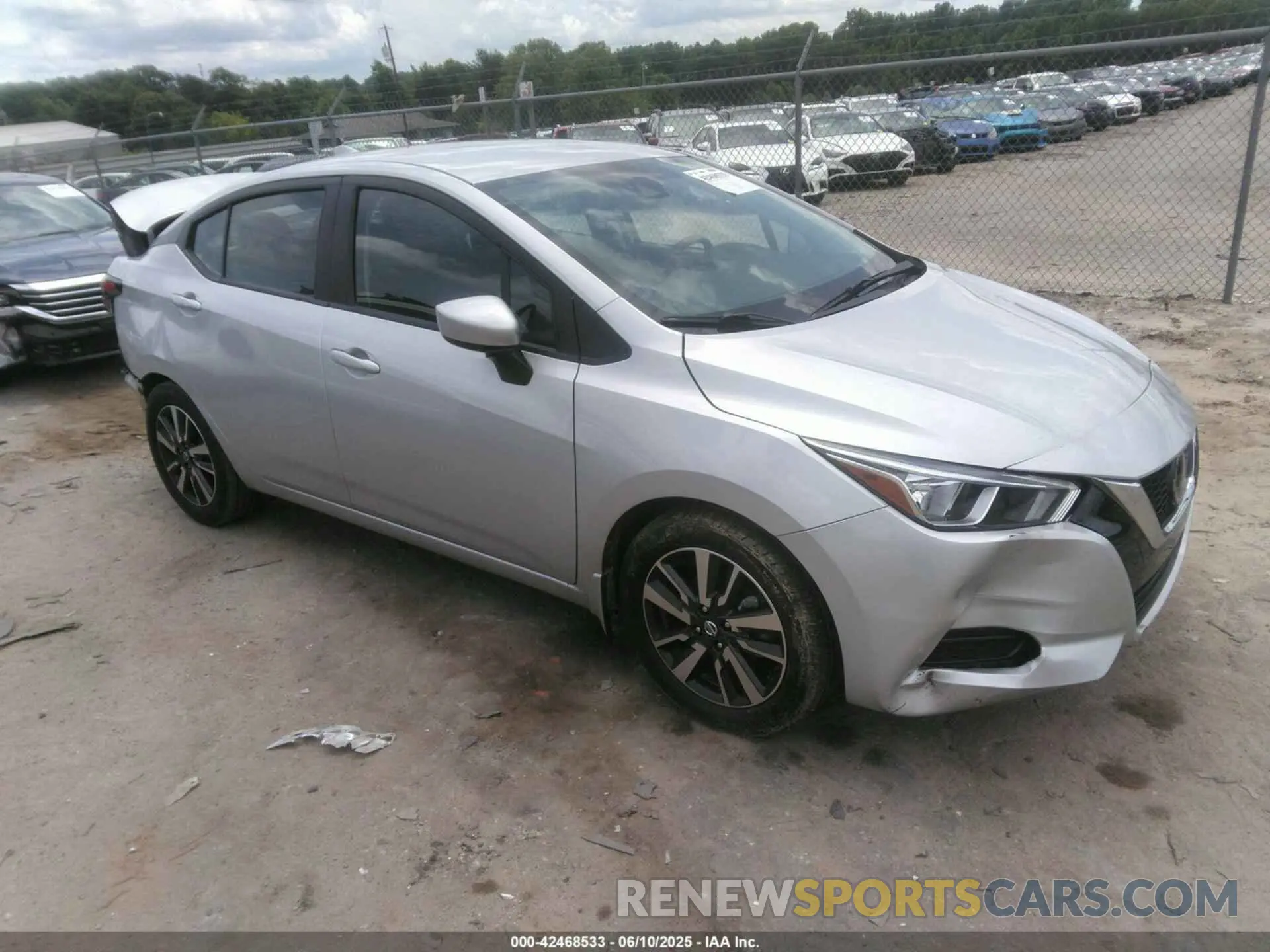 1 Photograph of a damaged car 3N1CN8EV2NL821003 NISSAN VERSA 2022