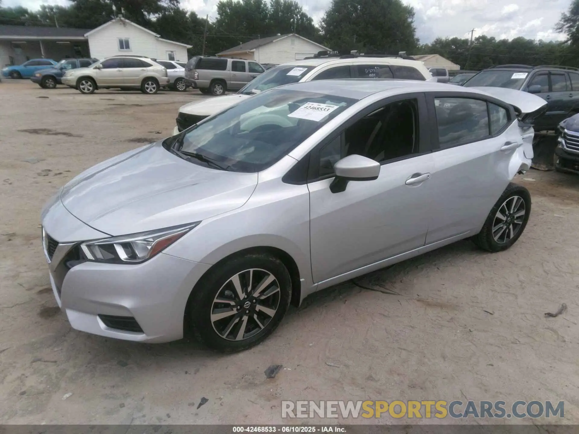 2 Photograph of a damaged car 3N1CN8EV2NL821003 NISSAN VERSA 2022
