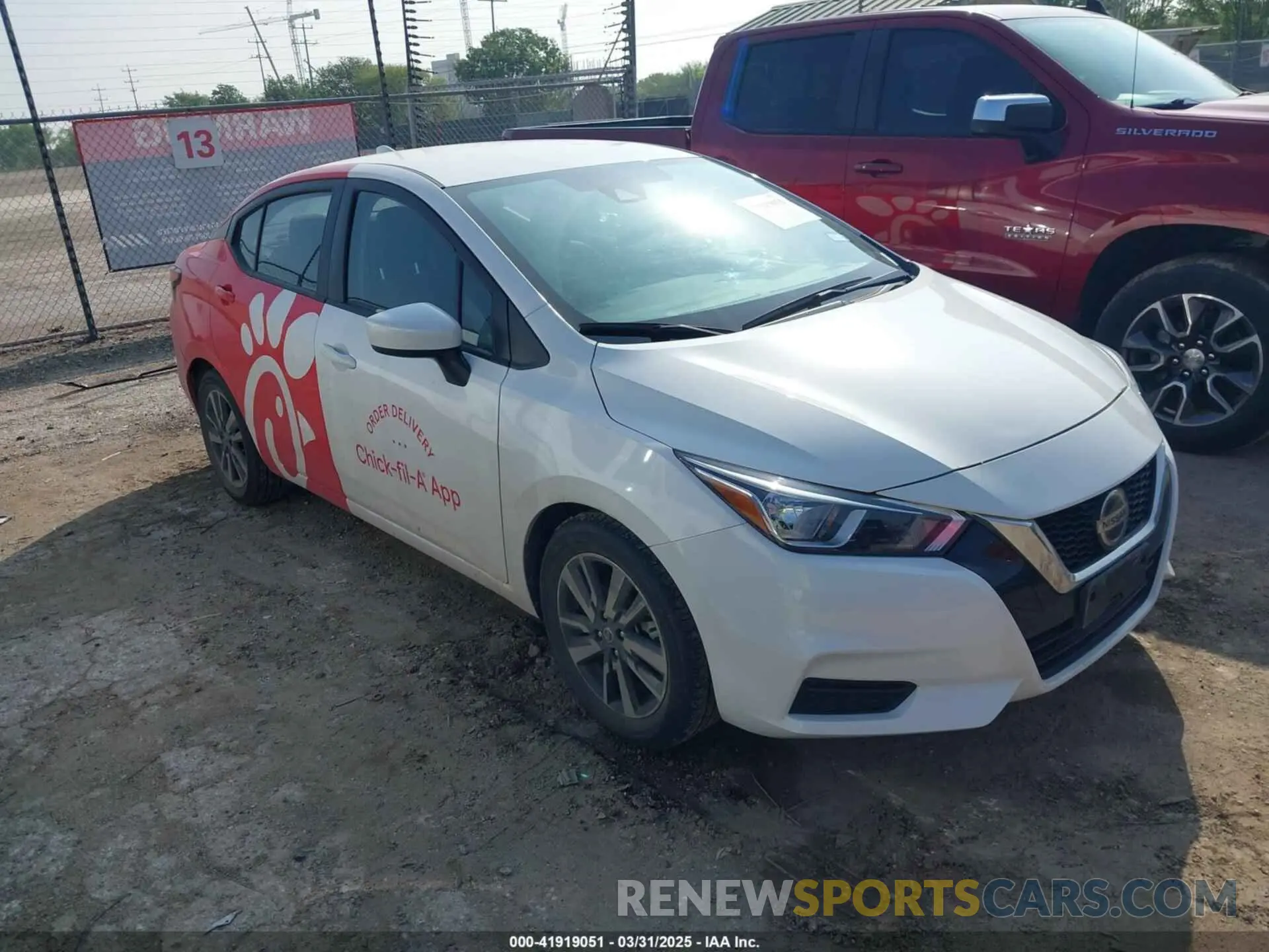 1 Photograph of a damaged car 3N1CN8EV2NL834284 NISSAN VERSA 2022