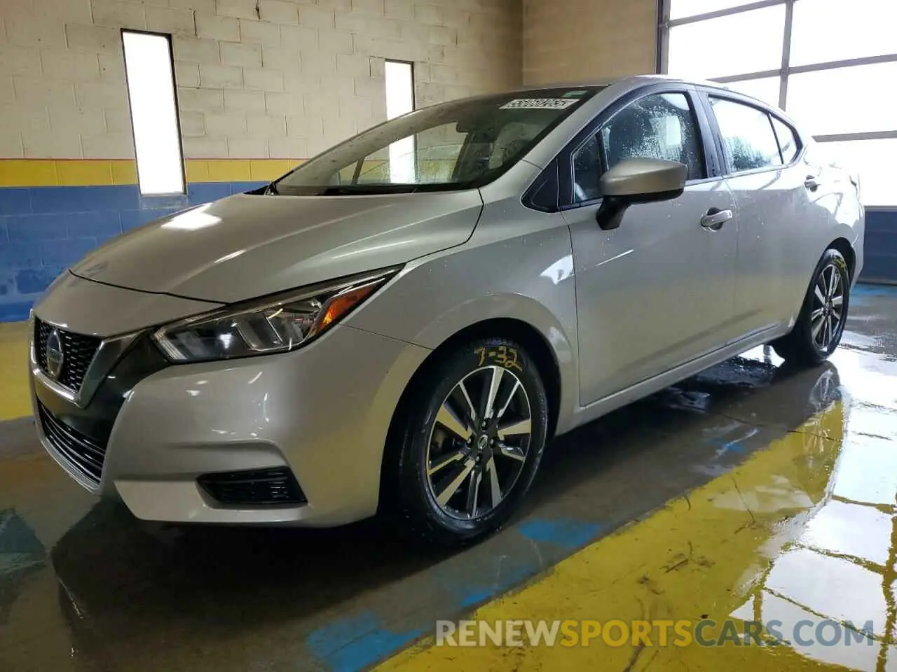1 Photograph of a damaged car 3N1CN8EV2NL841865 NISSAN VERSA 2022