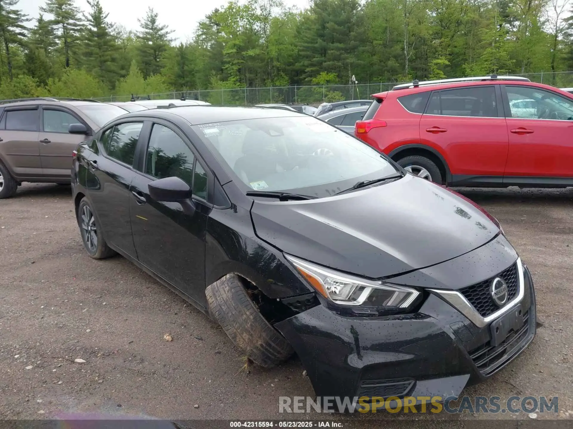 1 Photograph of a damaged car 3N1CN8EV3NL849229 NISSAN VERSA 2022